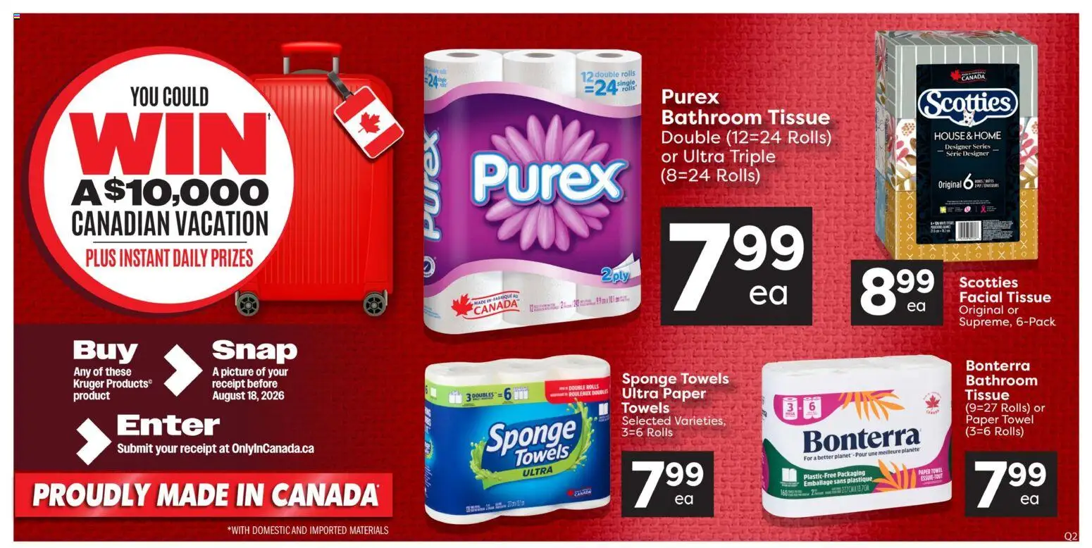 Quality Foods flyer valid from Jul 23, 2026 | Page: 13 | Products: Sponge