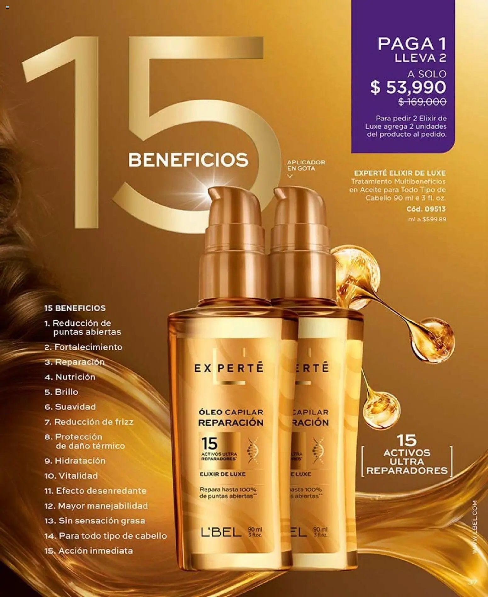 L'Bel revista - valida desde el 17/08/2026 | Página: 37 | Productos: Brillo, Aceite