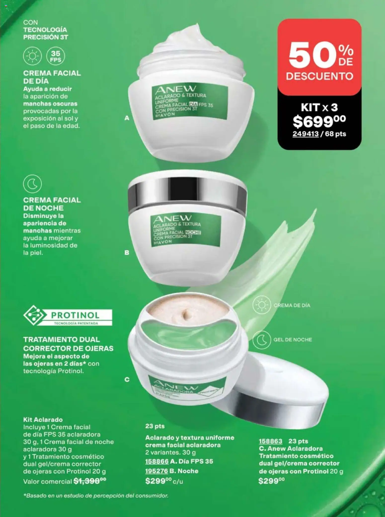 Nuevas ofertas de AVON válidas en toda la República Mexicana desde el 02.04.2026. ¡Encuentra las mejores ofertas en AVON campaña 6 2026! | Página: 141 | Productos: Crema, Corrector de ojeras, Corrector