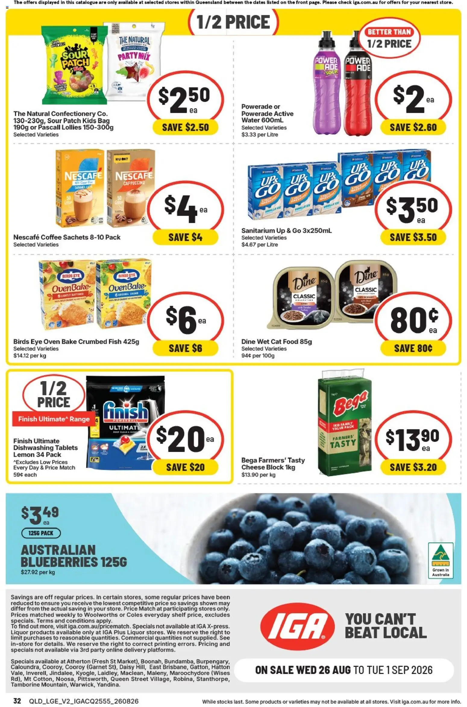 IGA catalogue - valid from 26/08/2026 | Page: 32 | Products: Confectionery, Coffee, Lollies, Oven