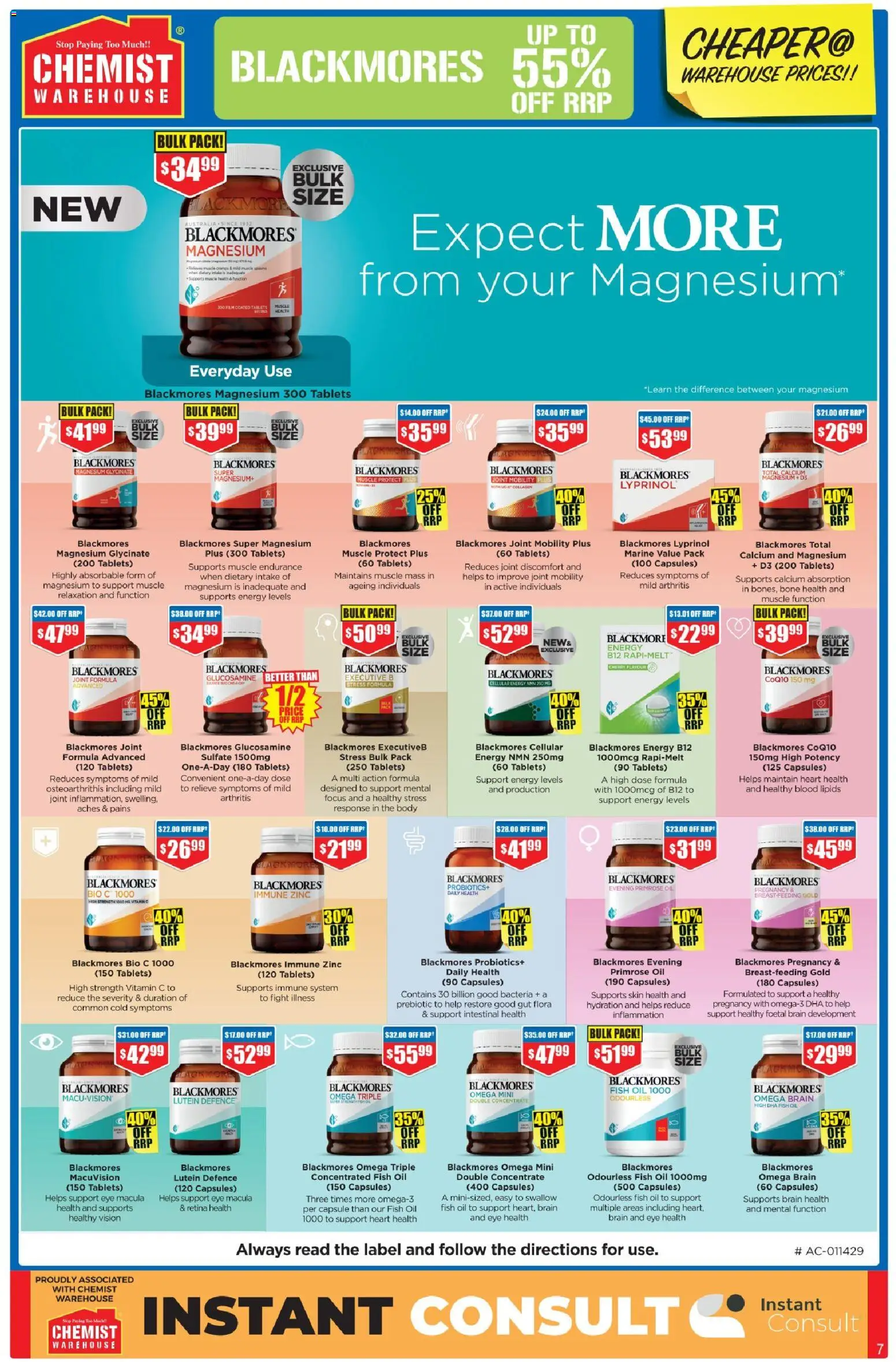 Chemist Warehouse catalogue - valid from 20/08/2026 | Page: 7 | Products: Oil, Fish oil, Collagen, Tablets