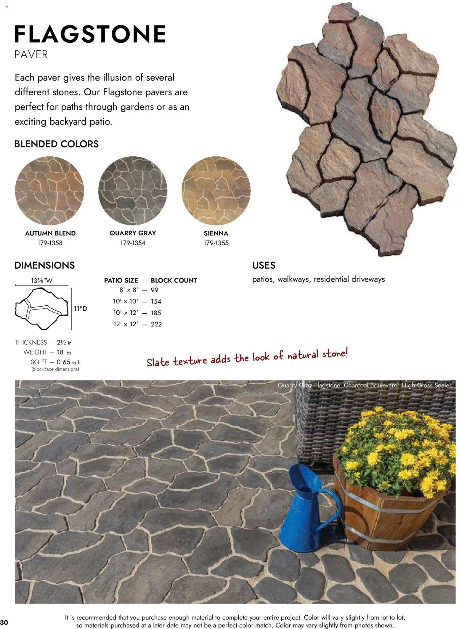 Menards Landscape Catalog - valid from 02.04.2026 | Page: 30 | Products: Date, Weight