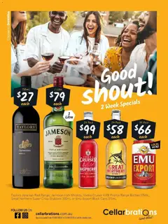 Preview of Cellarbrations - Good Shout! 10/08 - valid from 10/08/2026