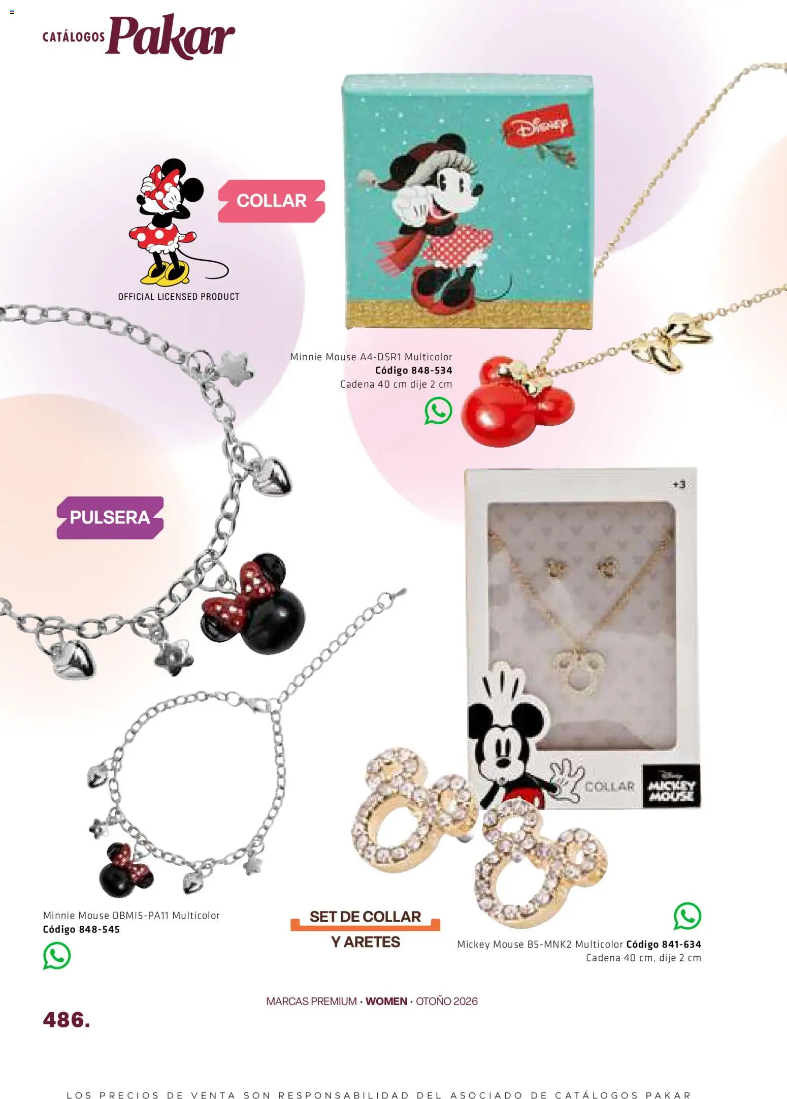 Nuevas ofertas de SC Pakar válidas en toda la República Mexicana desde el 28/08/2026. ¡Encuentra las mejores ofertas en SC Pakar catálogo Otoño! | Página: 486 | Productos: Pulsera, Collar, Aretes, Cadena