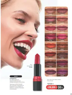Avon folheto - Campanha 10 - Pré-Visualização do folheto da loja Avon, válido de 22/06/2026 | Página: 61 | Produtos: Batom, Vinho