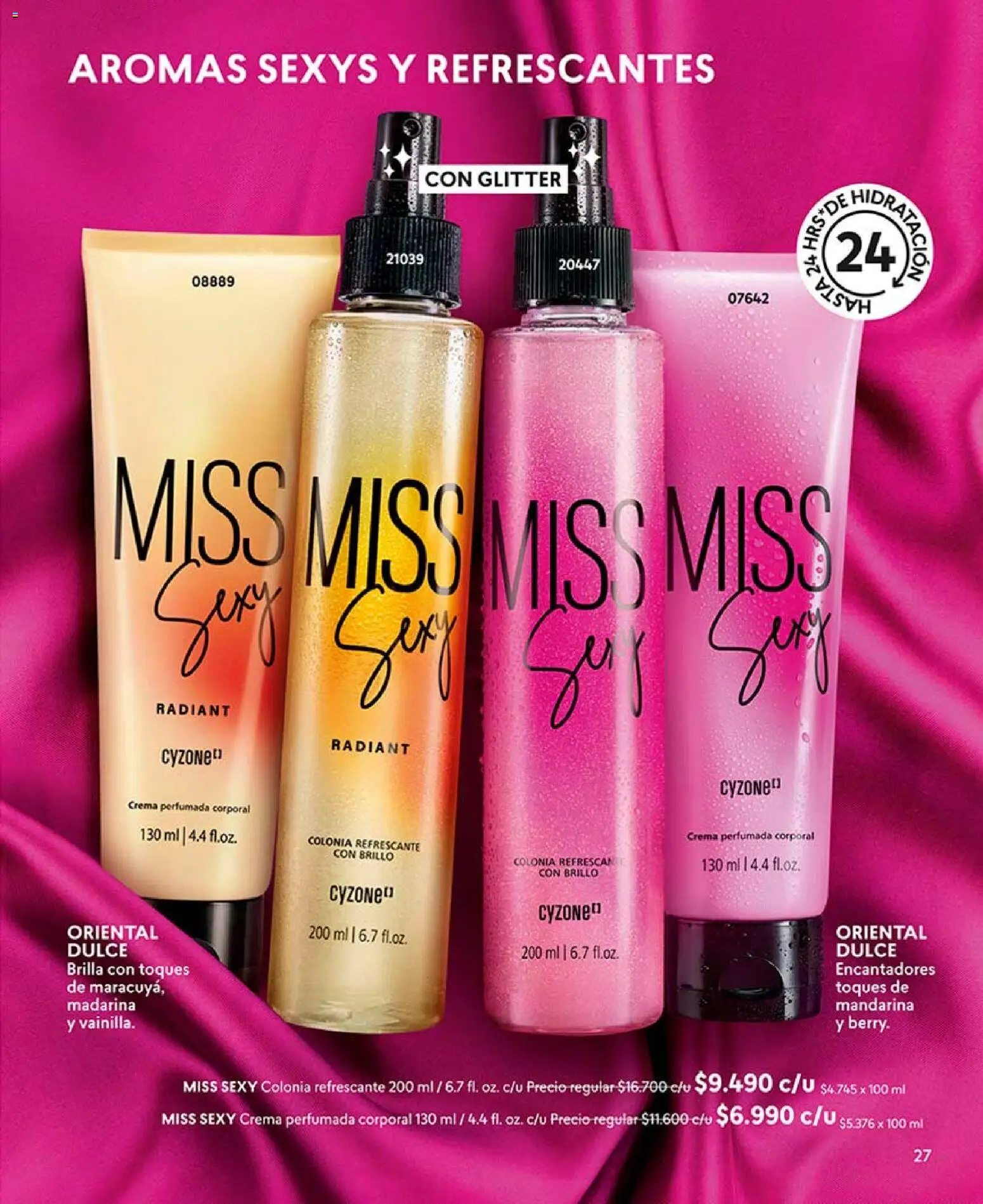 Catálogo CyZone Campaña 9 │ válido desde el 17.05.2026 | Página: 29 | Productos: Brillo, Glitter, Crema