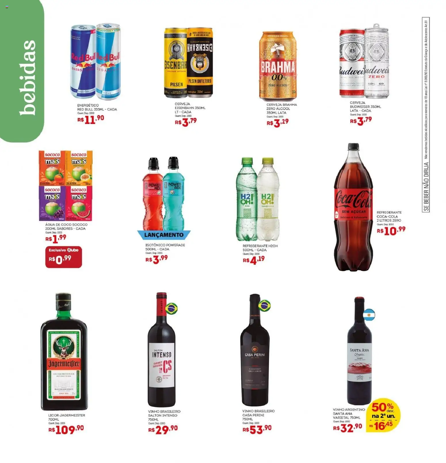 Bistek Supermercados Folheto - válido de 20.05.2026 | Página: 10 | Produtos: Coco, Eisenbahn, Açúcar, Refrigerante