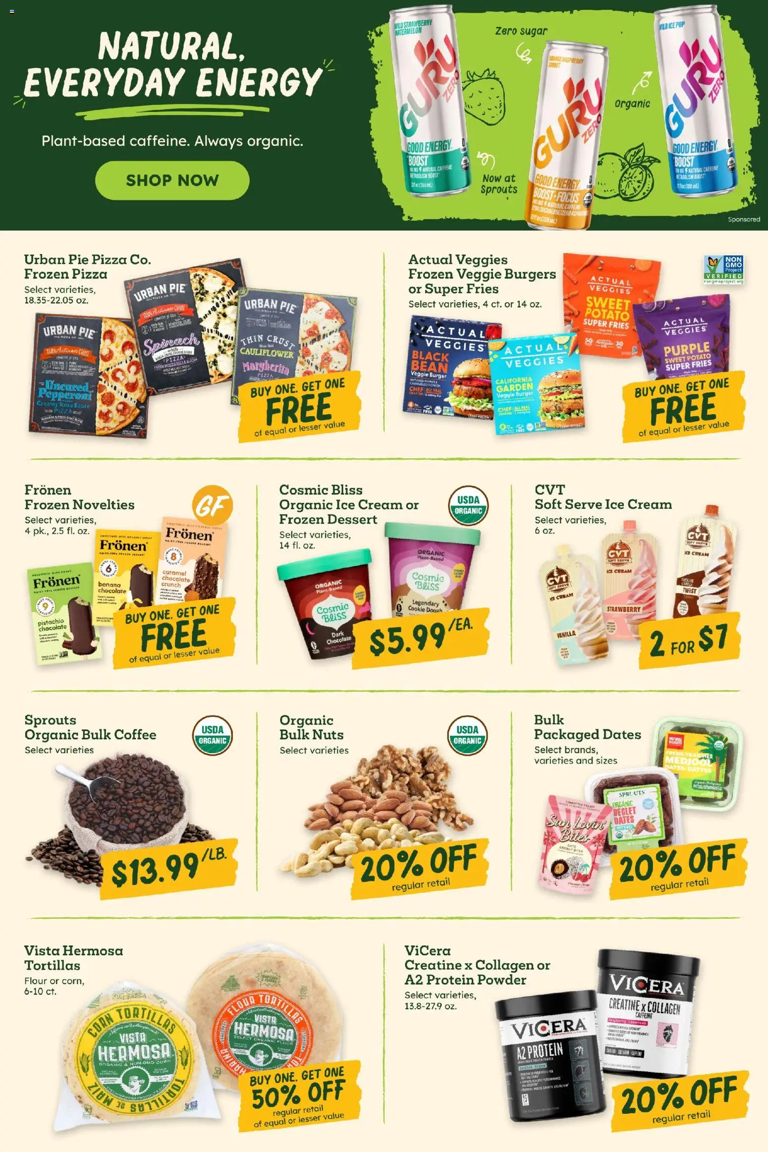 Sprouts Weekly Ad - valid from 07/22/2026 | Page: 4 | Products: Coffee, Chocolate, Watermelon, Cauliflower