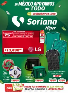 Vista previa de Soriana En México apoyamos con todo Híper, nuevo folleto de la tienda, válido en México a partir del 15.04.2026