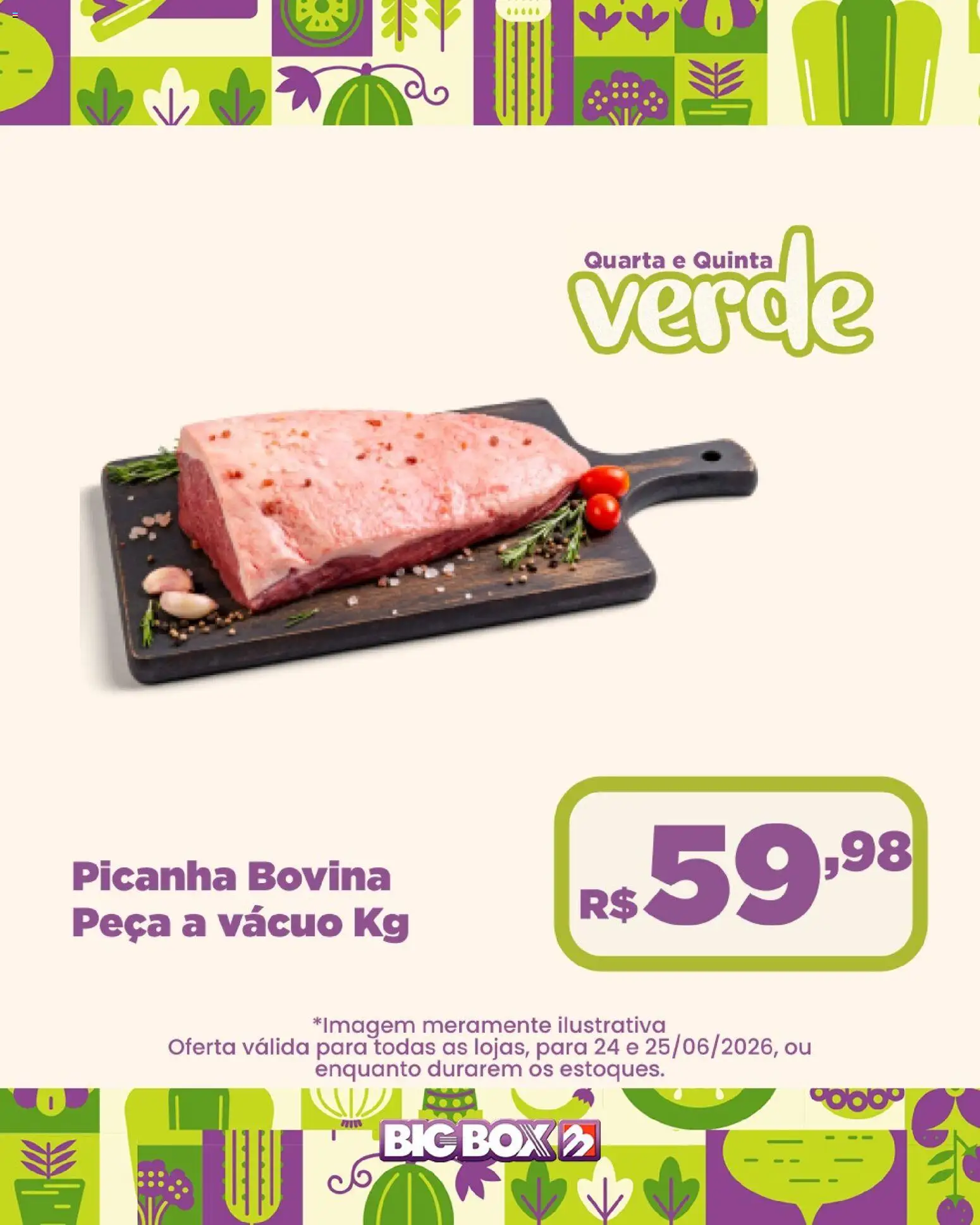 Big Box Folheto - válido de 24/06/2026 | Página: 8 | Produtos: Picanha