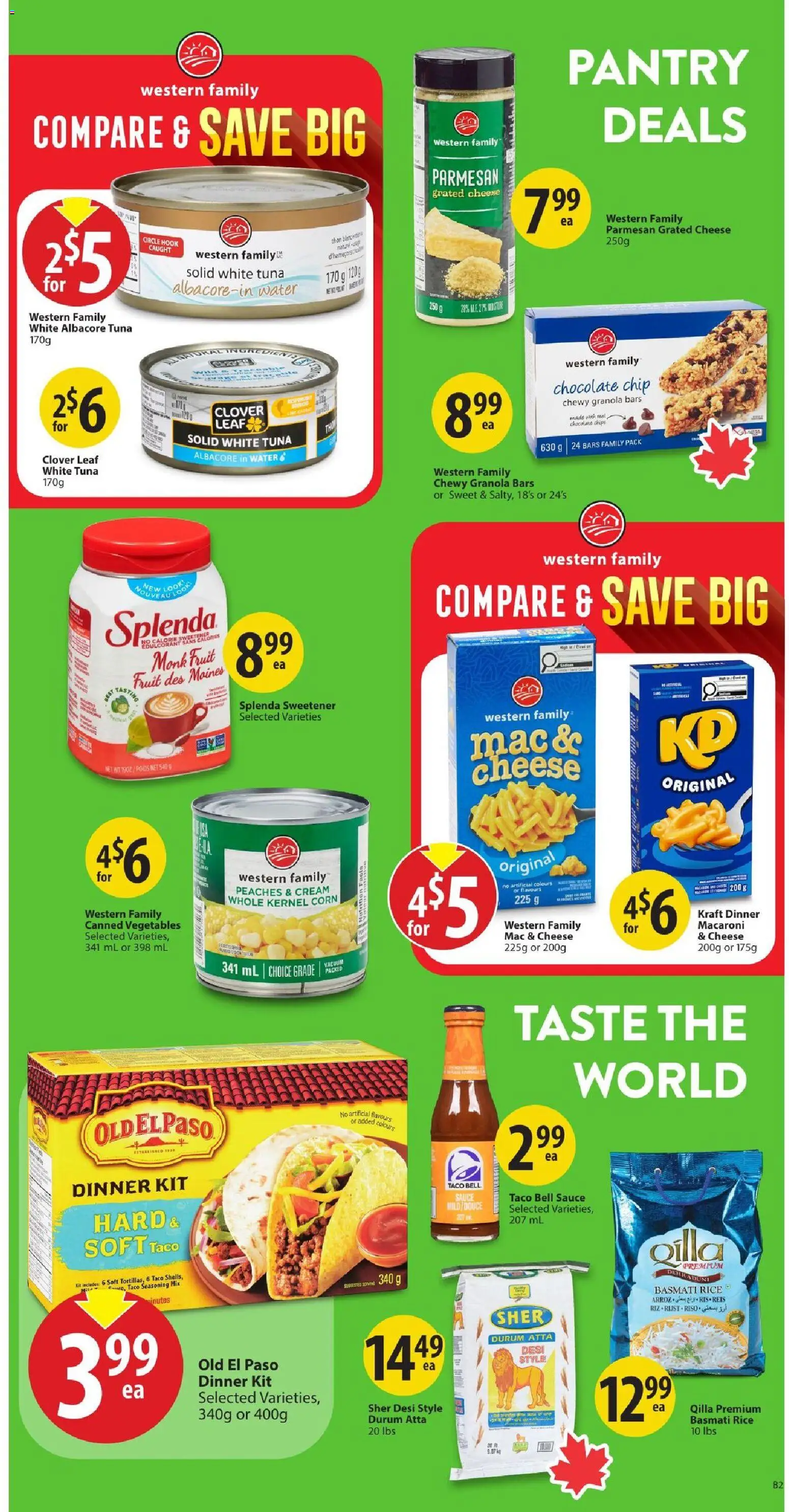 Save on foods flyer valid from Aug 20, 2026 | Page: 18 | Products: Fruit, Tuna, Corn, Chocolate