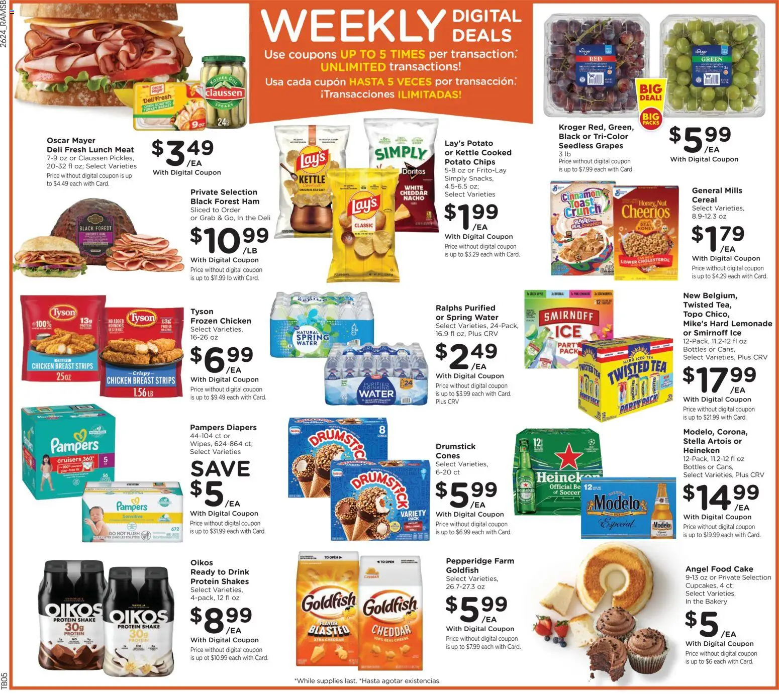 Ralphs Weekly Ad - valid from 07/15/2026 | Page: 3 | Products: Cheese, Chips, Angel Food Cake, Dill