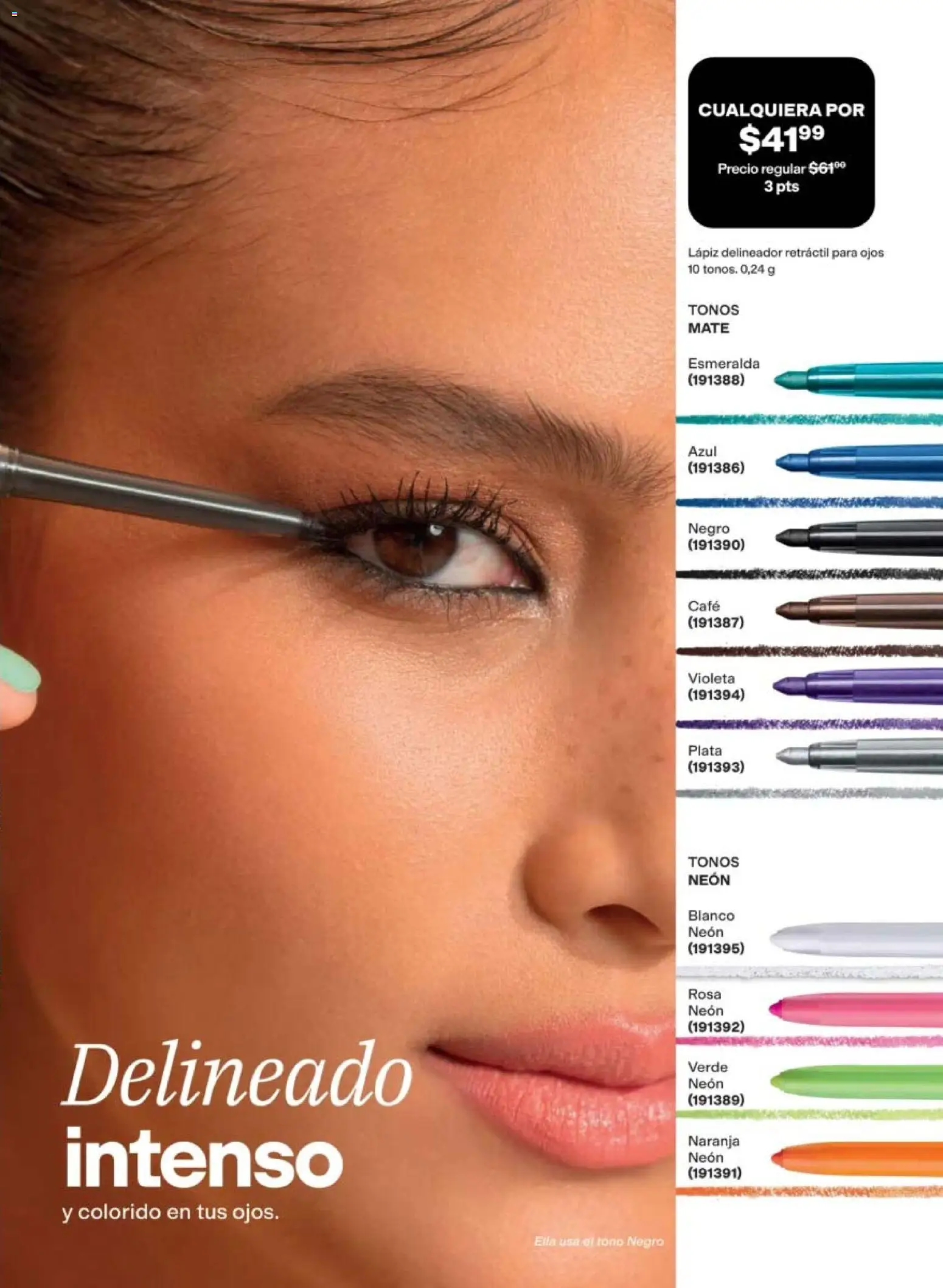 Nuevas ofertas de AVON válidas en toda la República Mexicana desde el 24.04.2026. ¡Encuentra las mejores ofertas en AVON campaña 7 2026! | Página: 51 | Productos: Café, Mate, Delineador