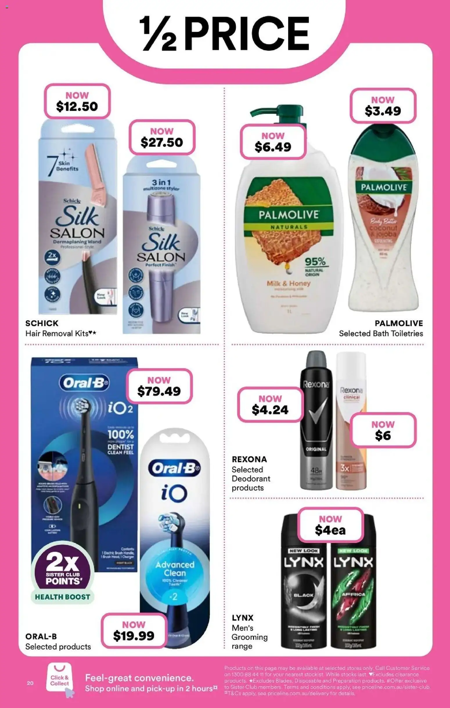 Priceline Pharmacy catalogue - valid from 03.06.2026 | Page: 20 | Products: Bath, Honey, Deodorant, Hair removal