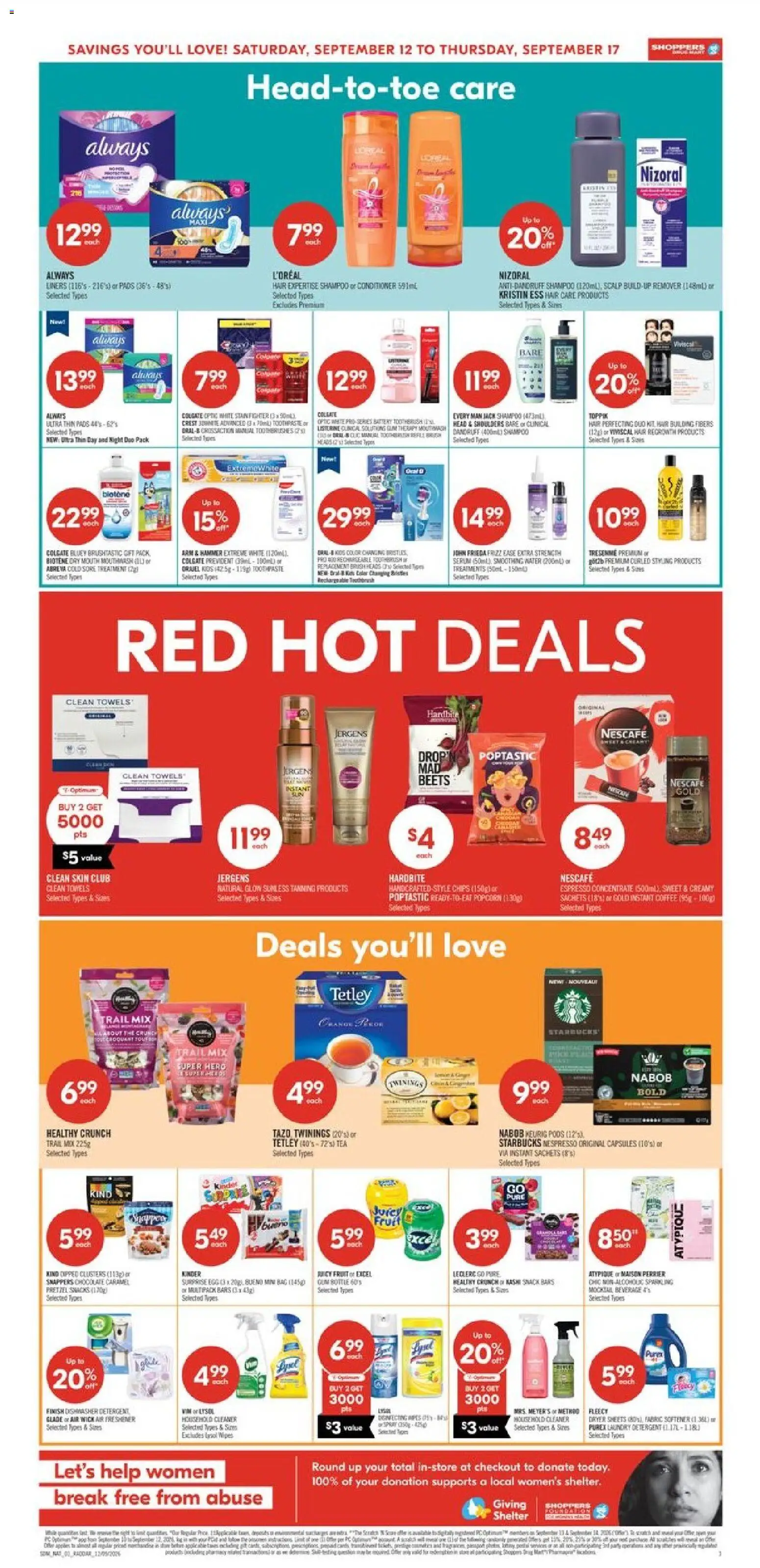 Shoppers flyer valid from Sep 12, 2026 | Page: 7