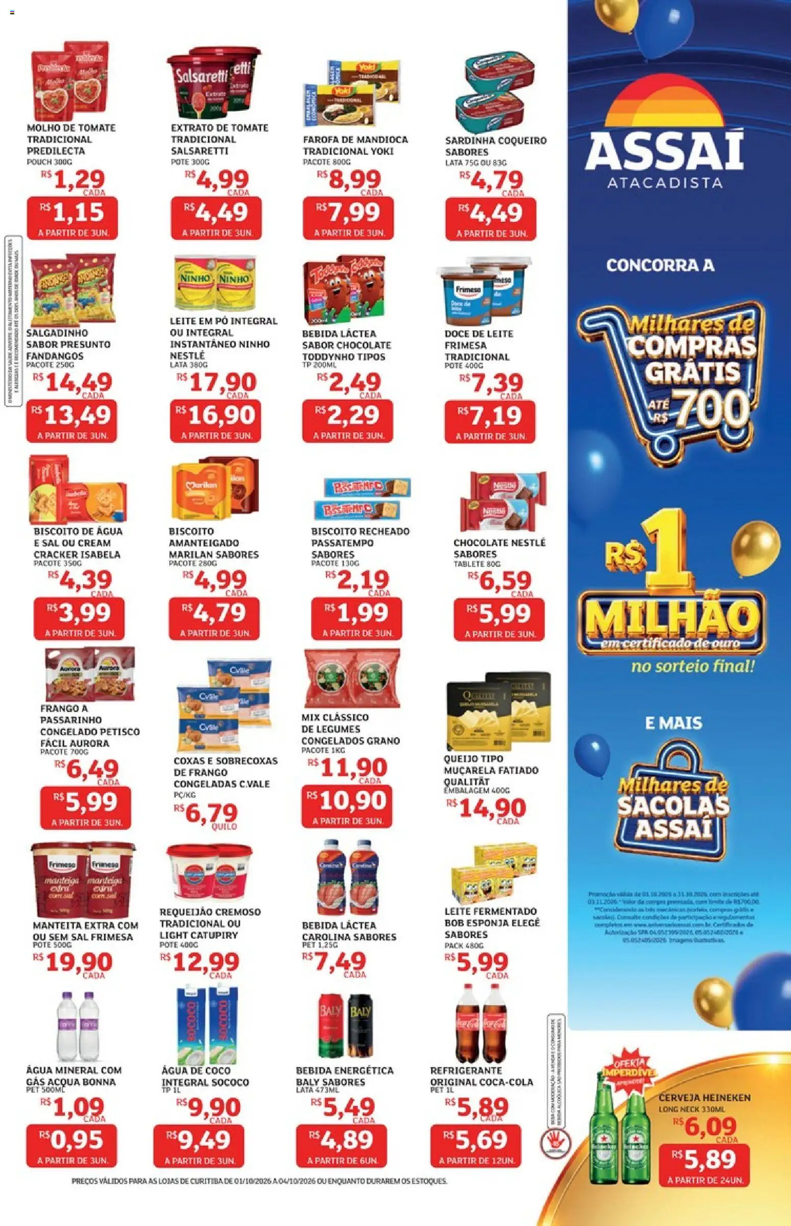 Assaí Atacadista Folheto - válido de 01/10/2026 | Página: 3