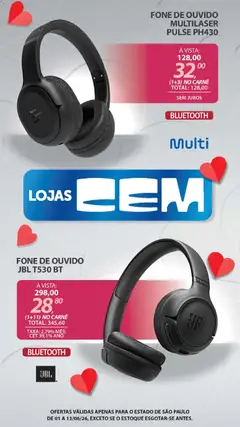 Lojas Cem - Ofertas atuais - Pré-Visualização do folheto da loja Lojas Cem, válido de 01.06.2026 | Página: 55 | Produtos: Carne, Fone de ouvido