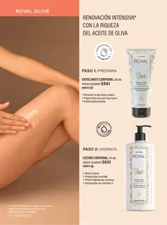 Vista previa de JAFRA catálogo Organizador de Ventas, nuevo folleto de la tienda, válido en México a partir del 01.02.2026 | Página: 44 | Productos: Aceite de oliva, Exfoliante corporal, Aceite, Body