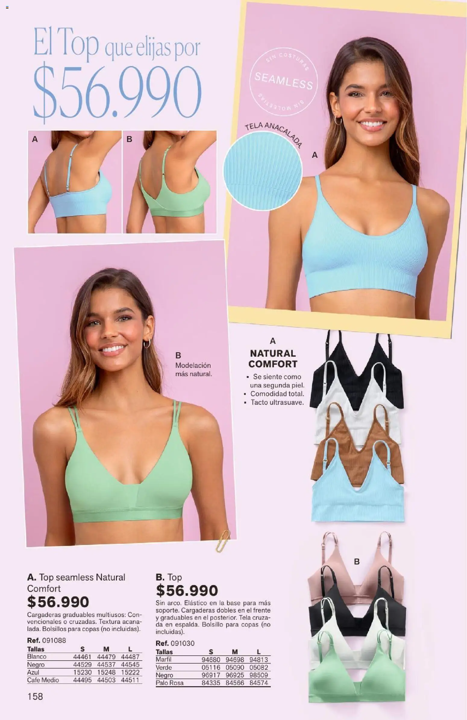 Leonisa revista - valida desde el 04/08/2026 | Página: 158 | Productos: Top, Café