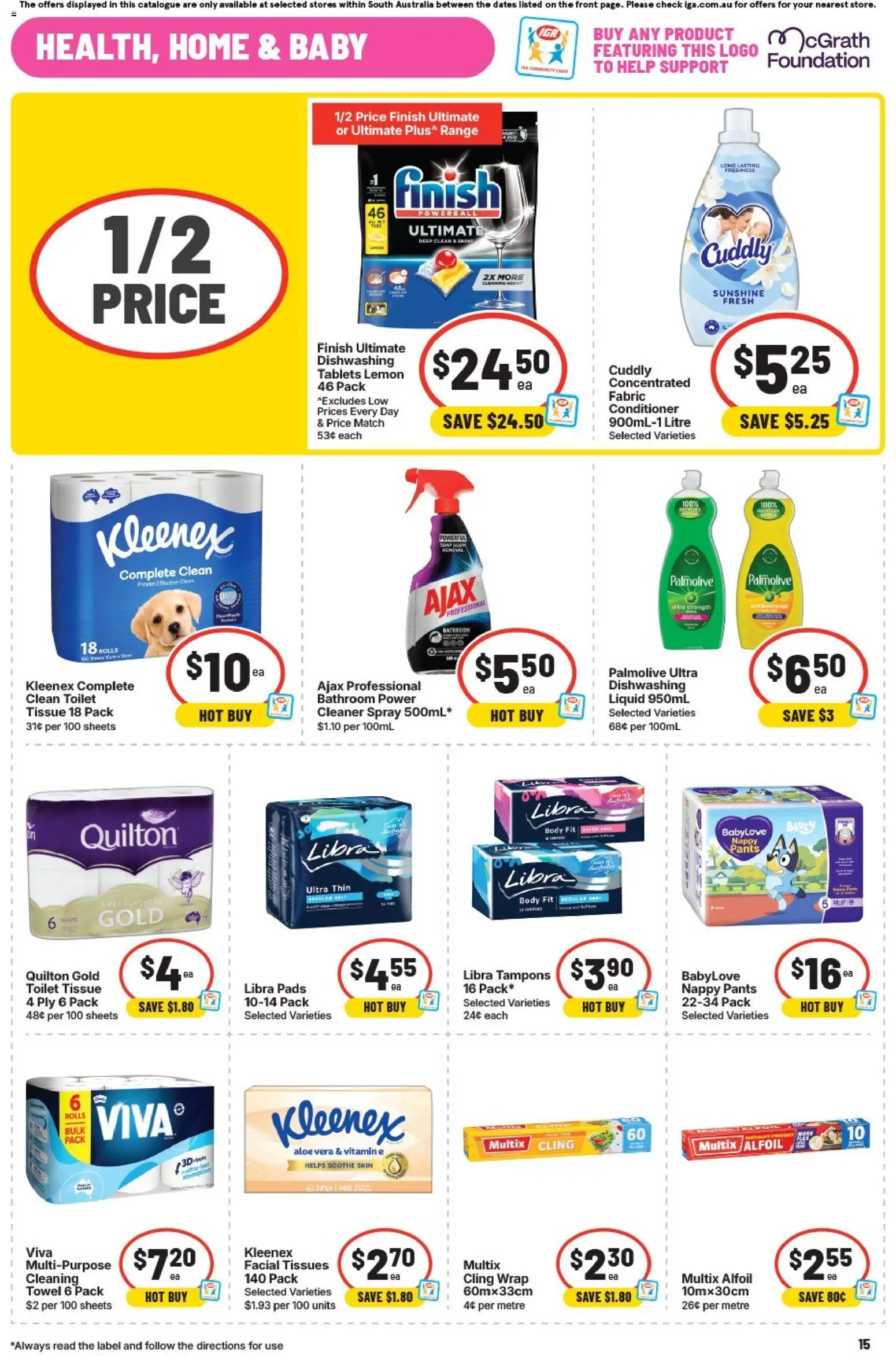 IGA catalogue - valid from 23/09/2026 | Page: 15 | Products: Cups, Cheese, Chicken breast, Ice cream