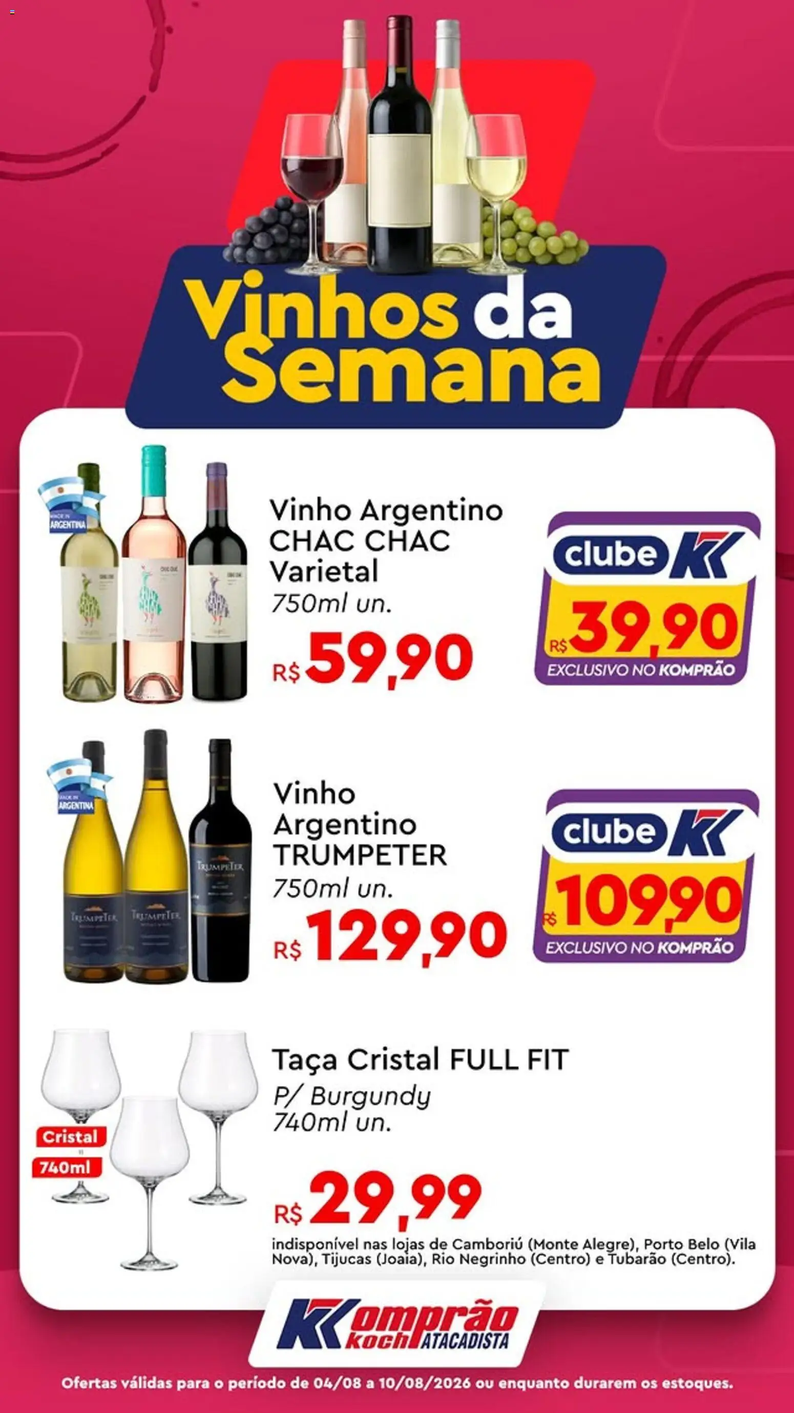 Komprao Atacadista Folheto - válido de 04/08/2026 | Página: 2 | Produtos: Vinho