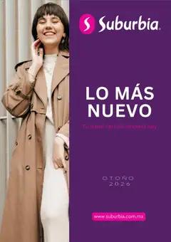 Vista previa de Suburbia catálogo, nuevo folleto de la tienda, válido en México a partir del 22/09/2026