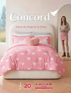 Vista previa de Colchas Concord catálogo, nuevo folleto de la tienda, válido en México a partir del 15/10/2026