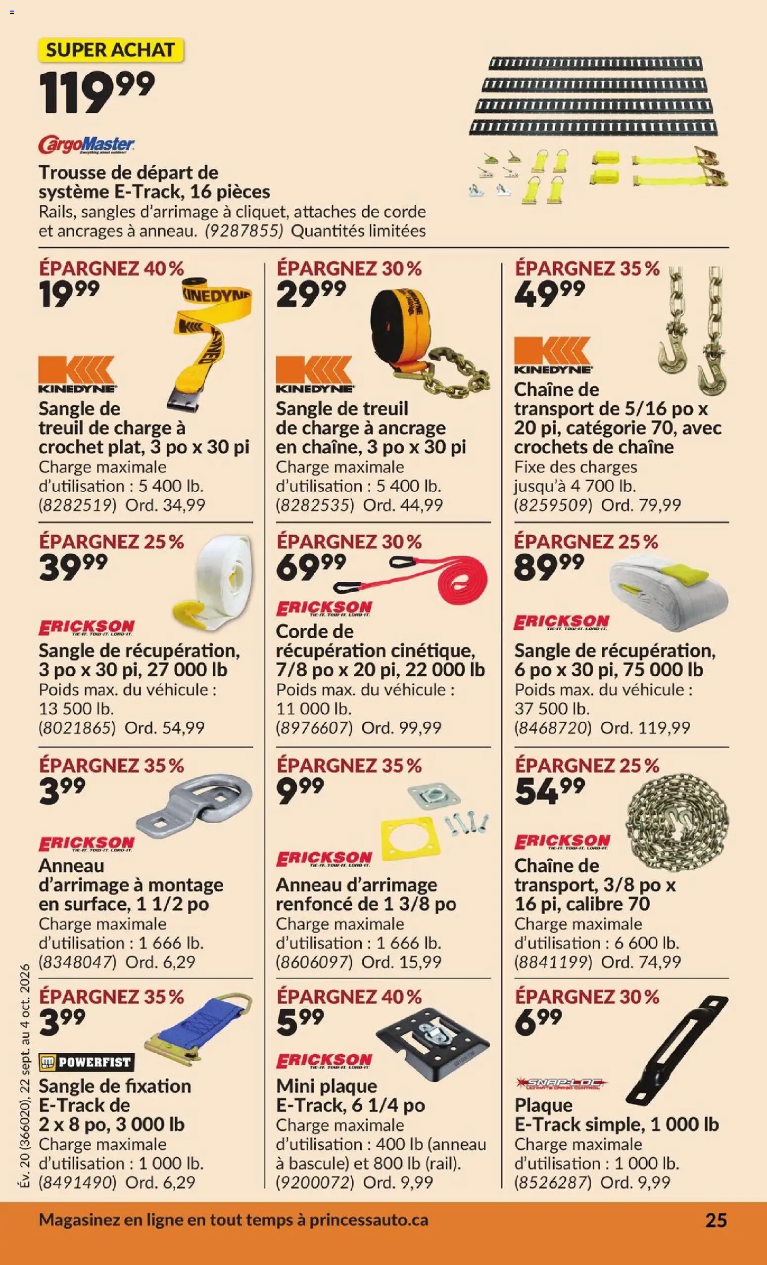 Princess Auto flyer valid from Sep 22, 2026 | Page: 30