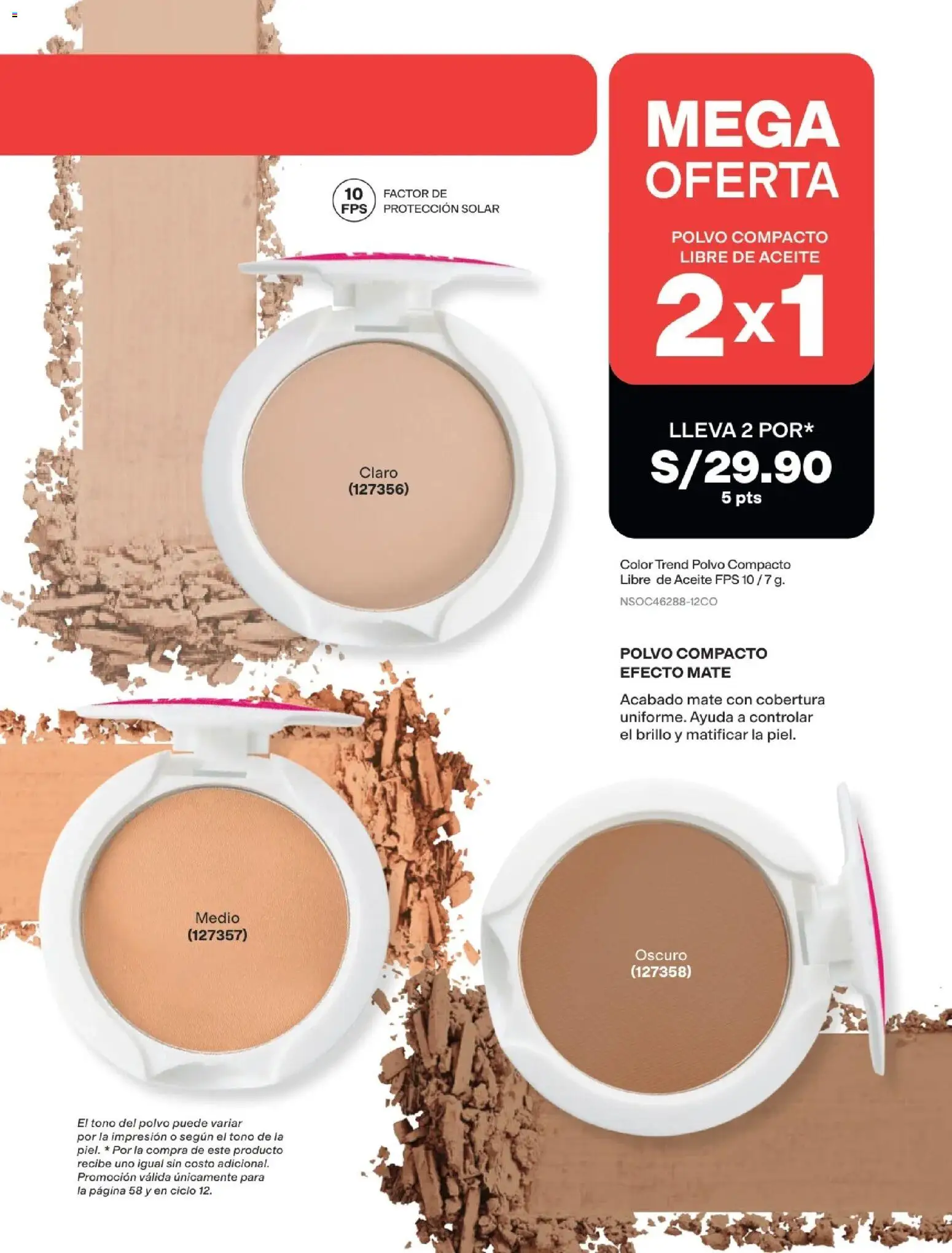 Catálogo Avon válido desde 22/07/2026 | Página: 228 | Productos: Aceite, Polvo