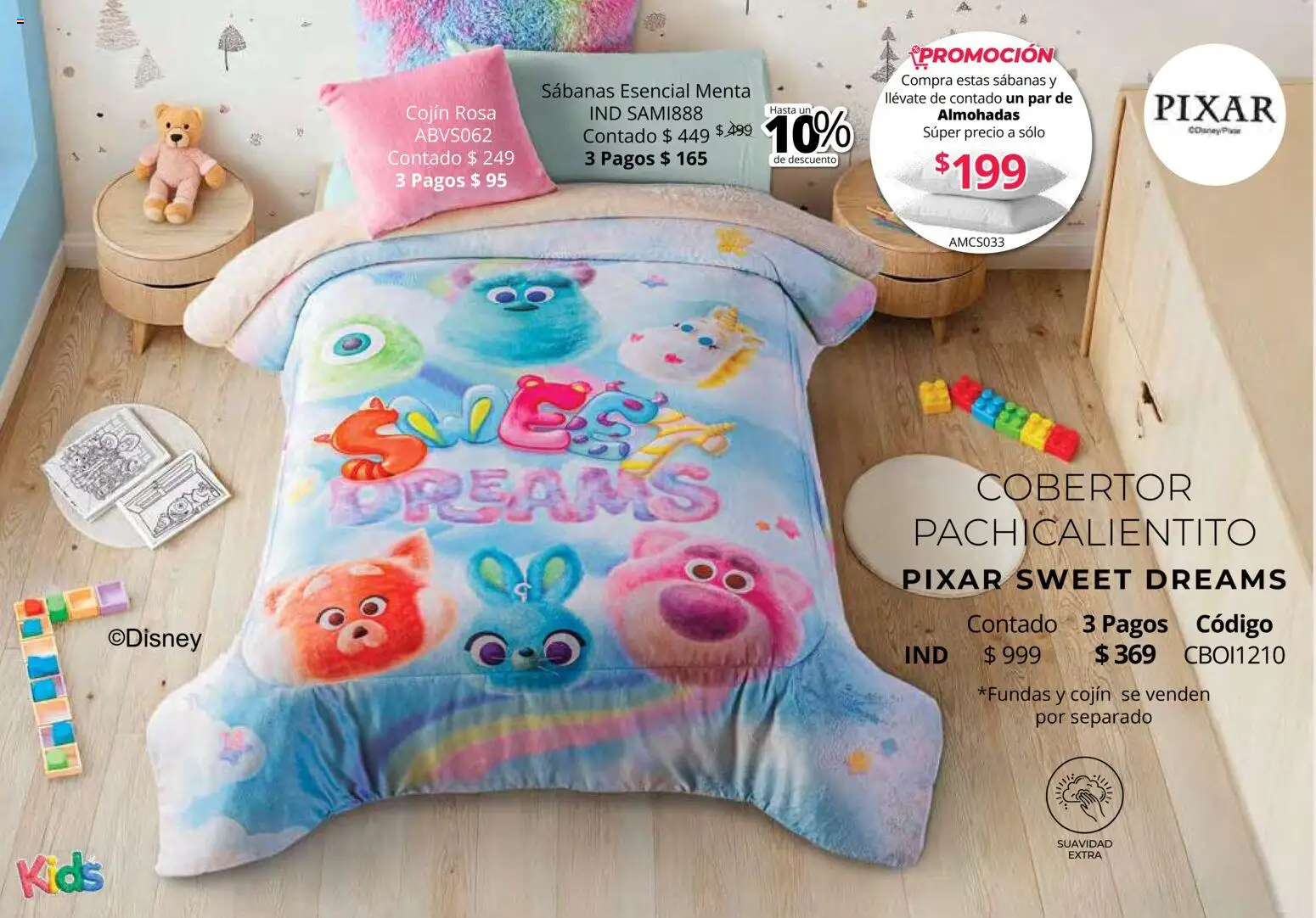 Nuevas ofertas de Colchas Concord válidas en toda la República Mexicana desde el 01.05.2026. ¡Encuentra las mejores ofertas en Colchas Concord catálogo Kids! | Página: 71 | Productos: Cobertor, Sabanas