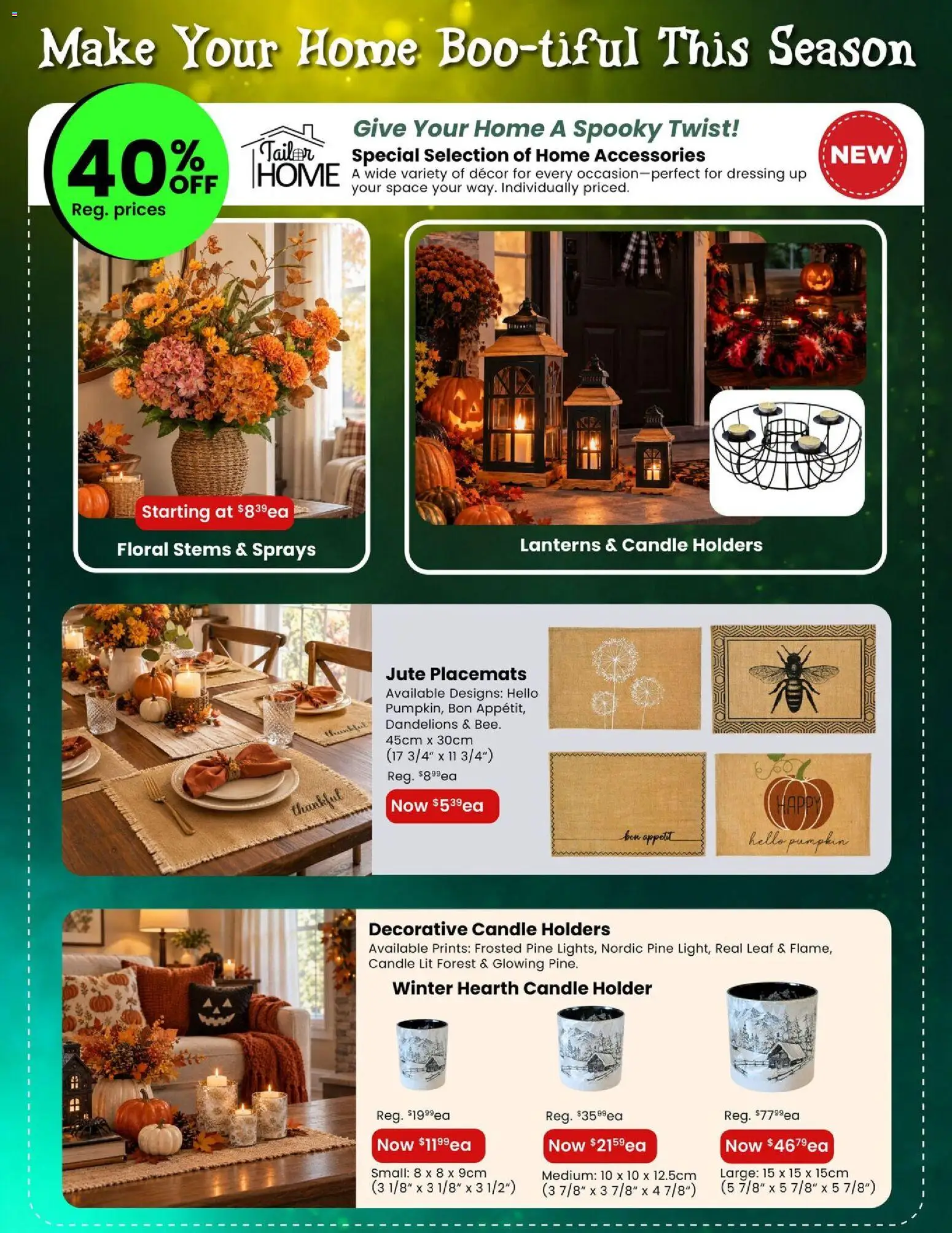 Fabricland flyer valid from Oct 1, 2026 | Page: 7 | Products: Dressing, Pumpkin