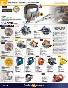 Construmart Ofertas válido desde el 01.06.2026 | Página: 4 | Productos: Disco, Peso, Sierra, Cepillo