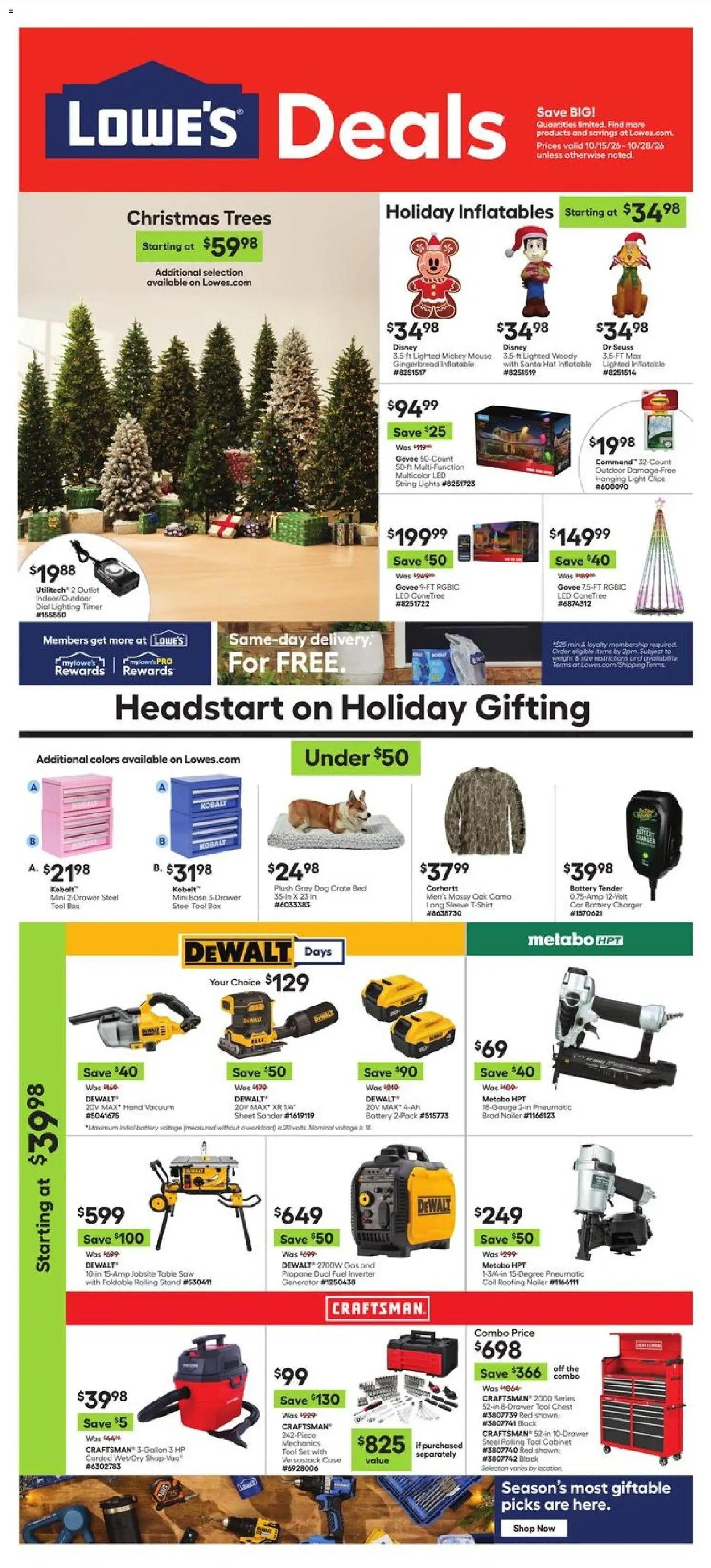 Lowe's Weekly Ad - valid from 10/15/2026 | Page: 1