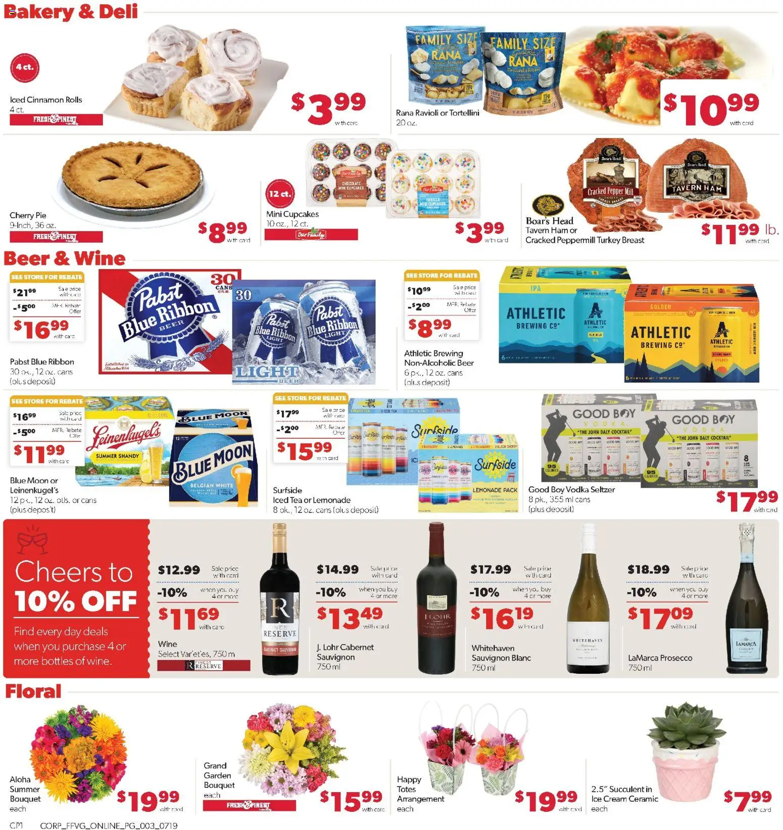 Family Fare Weekly Ad - valid from 07/19/2026 | Page: 8 | Products: Ham, Beer, Cream, Pepper