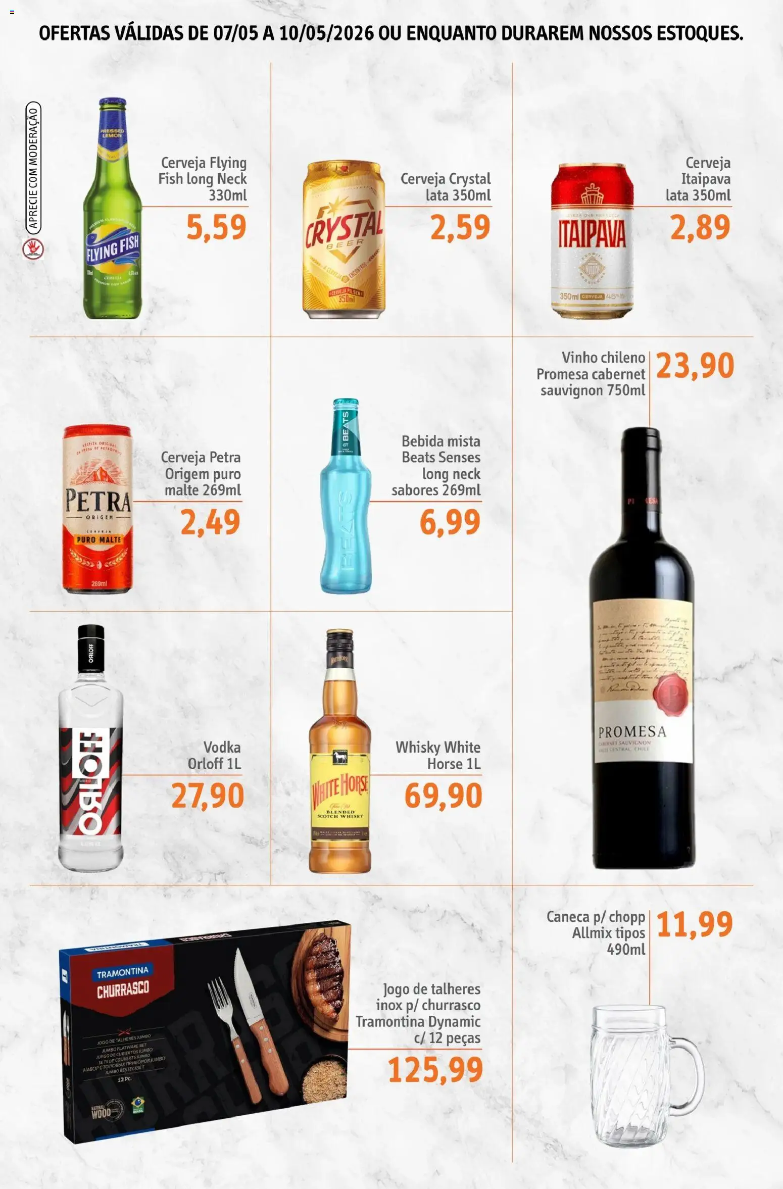Sonda Folheto - válido de 07.05.2026 | Página: 5 | Produtos: Talheres, Cerveja, Bebida, PC