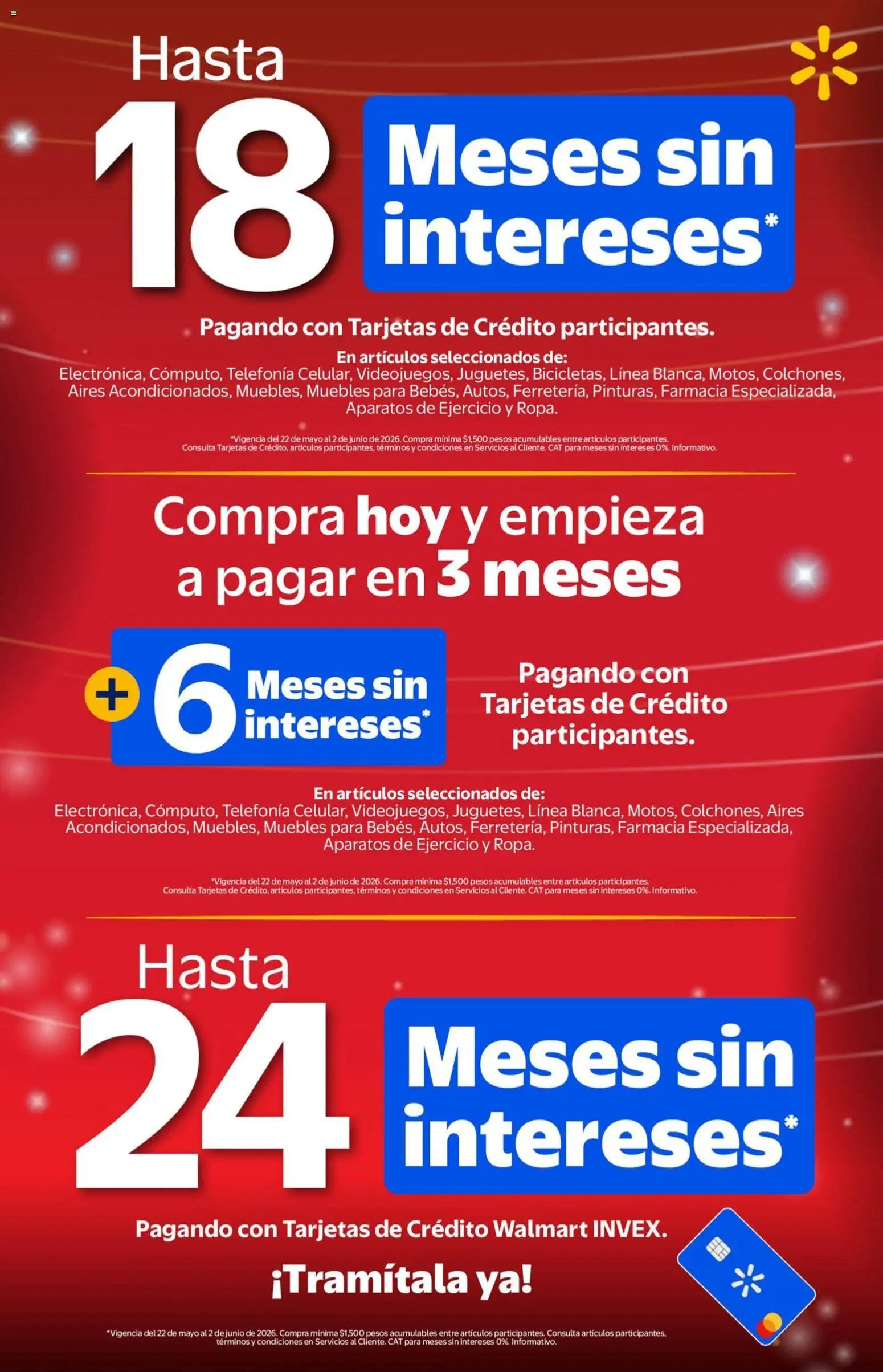 Nuevas ofertas de Walmart válidas en toda la República Mexicana desde el 22.05.2026. ¡Encuentra las mejores ofertas en Walmart folleto Preventa gue no resistirás a precios bajos! | Página: 2