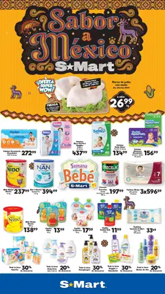 Vista previa de S-Mart folleto Ofertas de feria Chihuahua, nuevo folleto de la tienda, válido en México a partir del 22/09/2026