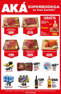 Vista previa de Arteli folleto Carnita Asada Aká Superbodegas, nuevo folleto de la tienda, válido en México a partir del 24/07/2026
