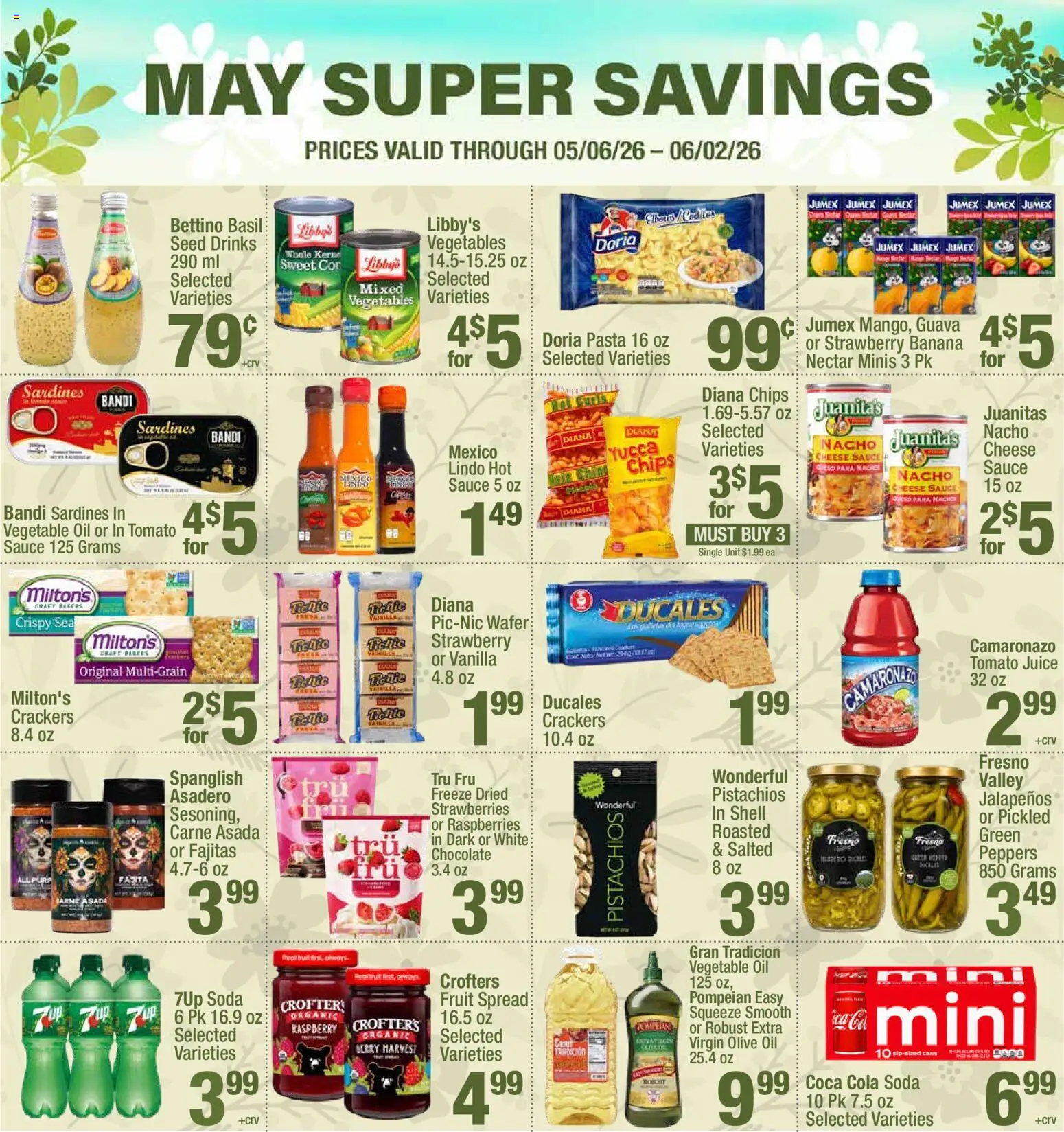 Super King Weekly Ad - valid from 20.05.2026 | Page: 4 | Products: Peppers, Pasta, Chips, Sauce