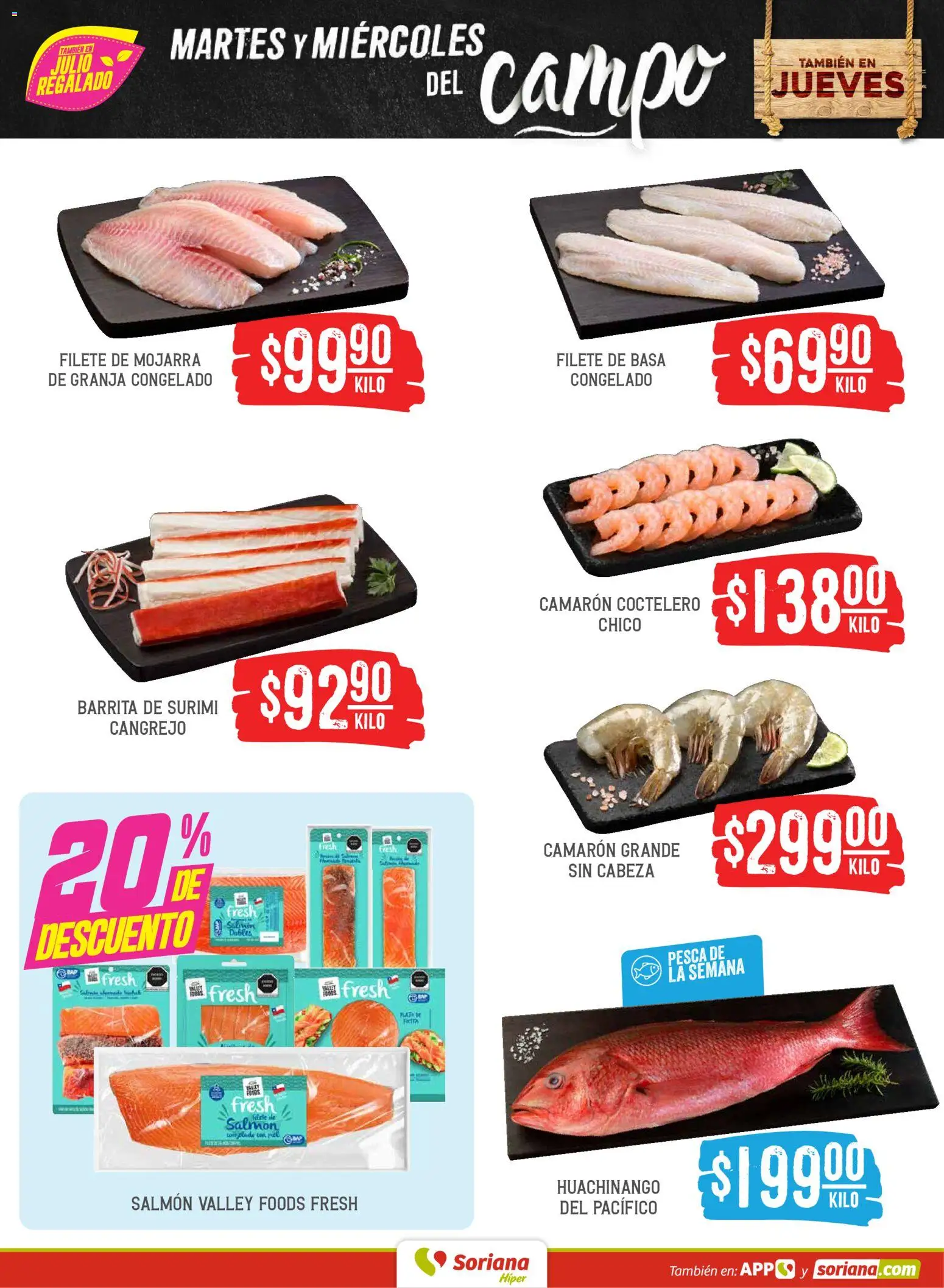 Nuevas ofertas de Soriana válidas en toda la República Mexicana desde el 30/06/2026. ¡Encuentra las mejores ofertas en Soriana Martes y Miércoles del Campo Híper: Saltillo y Torreón! | Página: 5