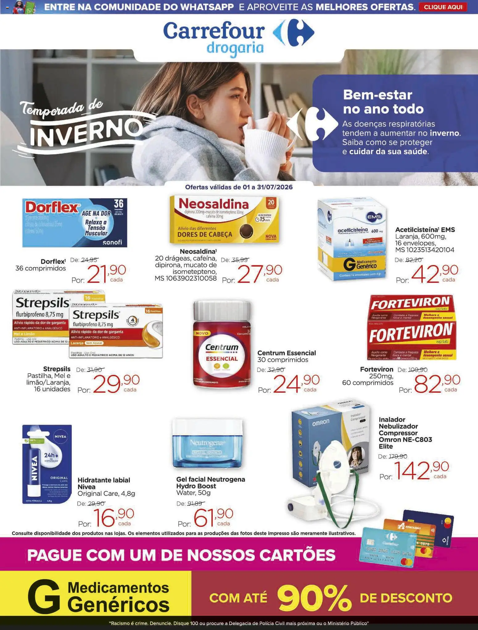 Carrefour ofertas Drogaria de 01/07/2026 catalogue cover