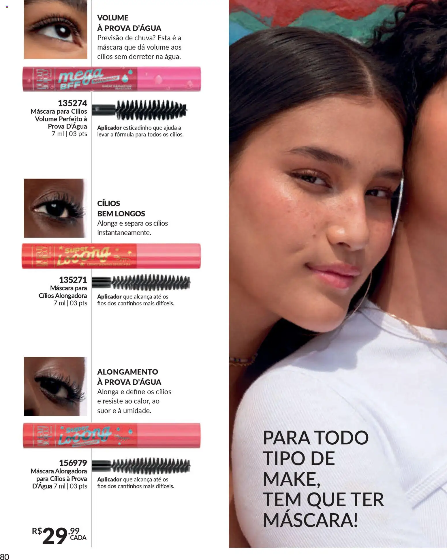 Avon Folheto - válido de 18.02.2026 | Página: 80 | Produtos: Máscara para cílios
