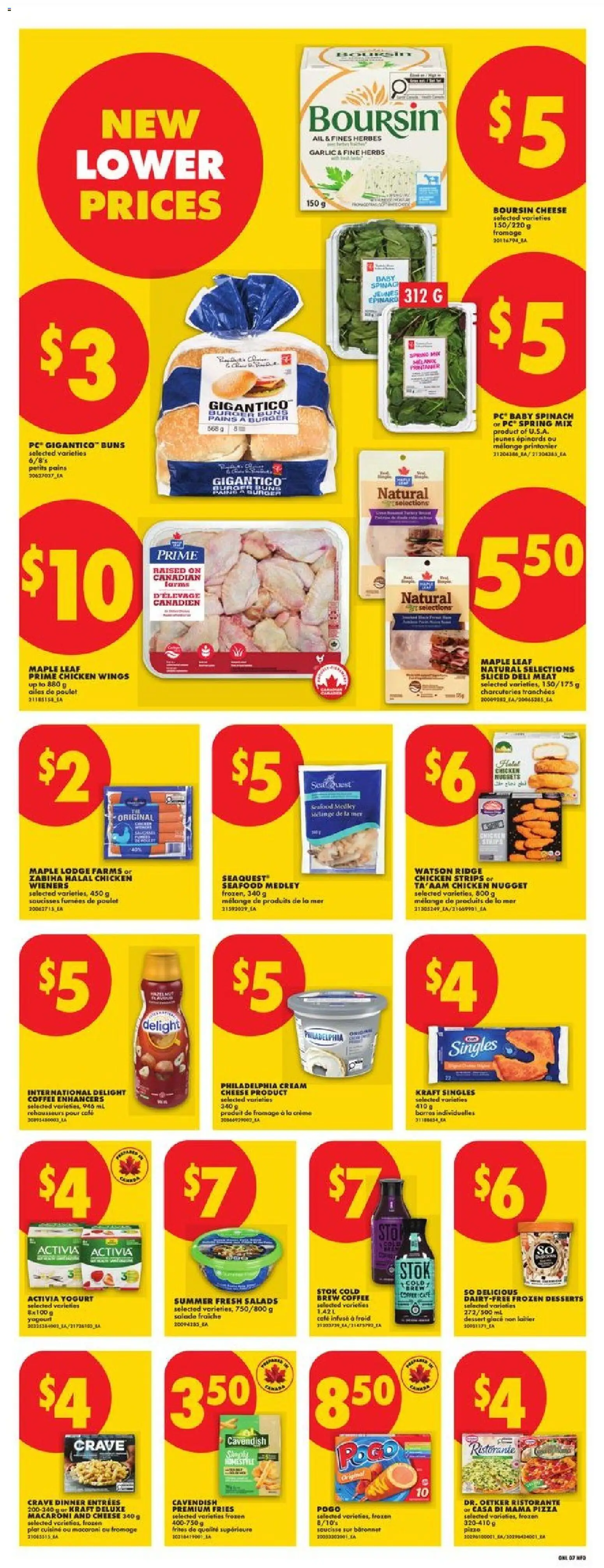 No Frills flyer valid from 21.05.2026 | Page: 12 | Products: Cream, Cheese, Pizza, Chicken
