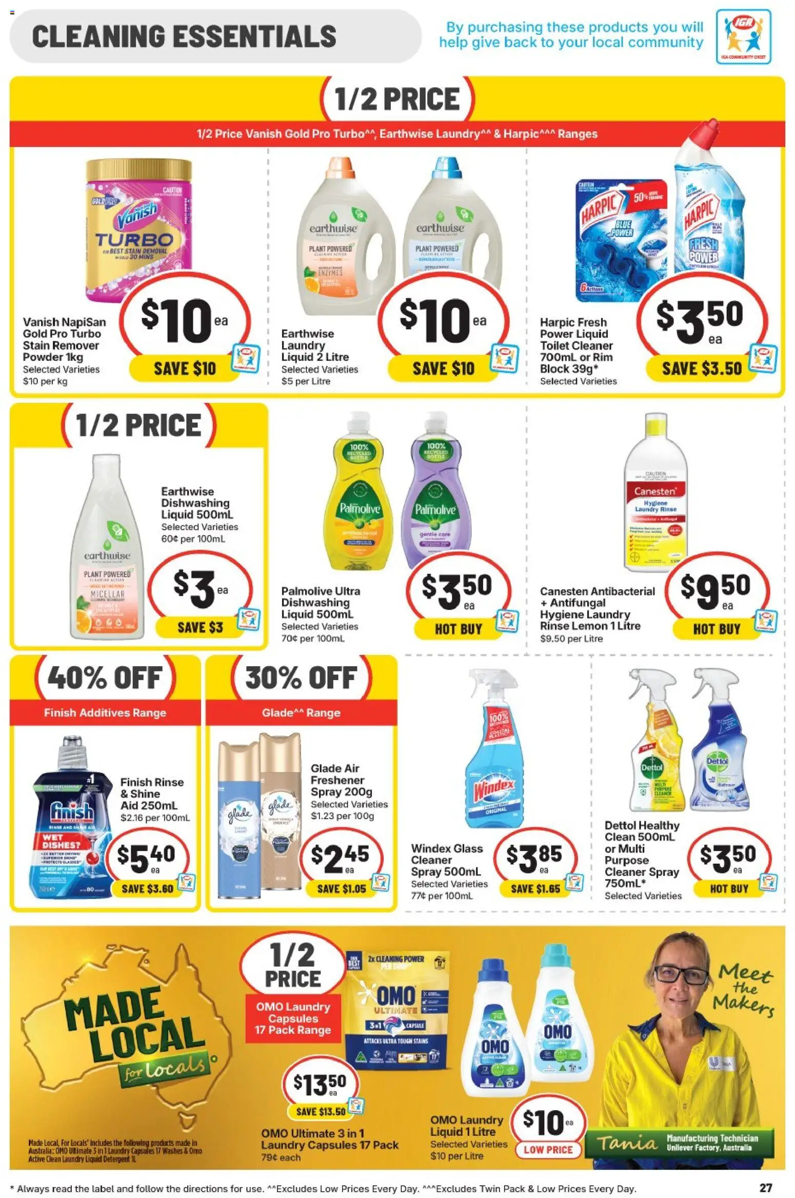 IGA catalogue - valid from 17.06.2026 | Page: 27 | Products: Toilet, Powder, Oil, Detergent