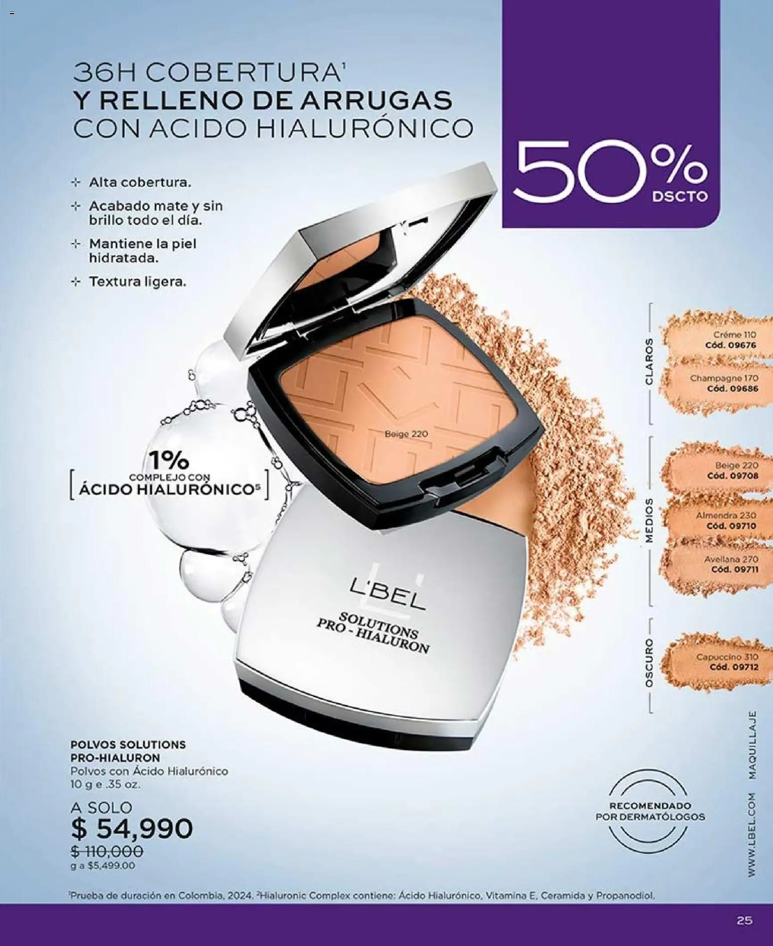 L'Bel revista - valida desde el 07/08/2026 | Página: 25 | Productos: Almendra, Brillo, Maquillaje