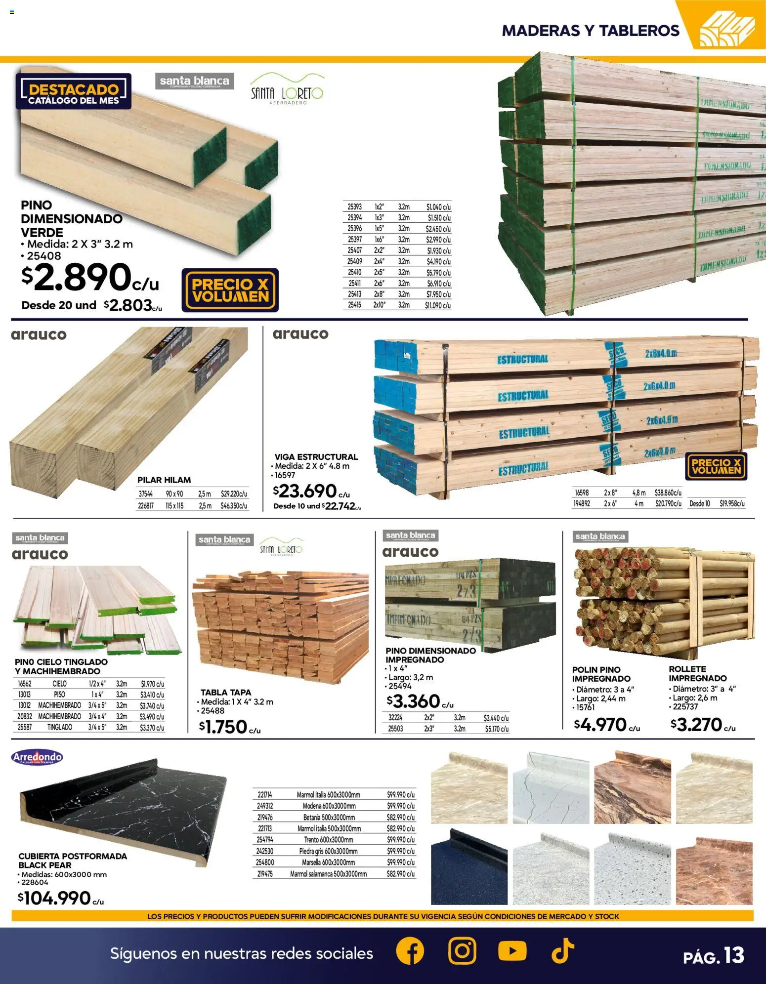 Construmart Ofertas │ válido desde el 01.06.2026 | Página: 13 | Productos: Cubierta, Viga