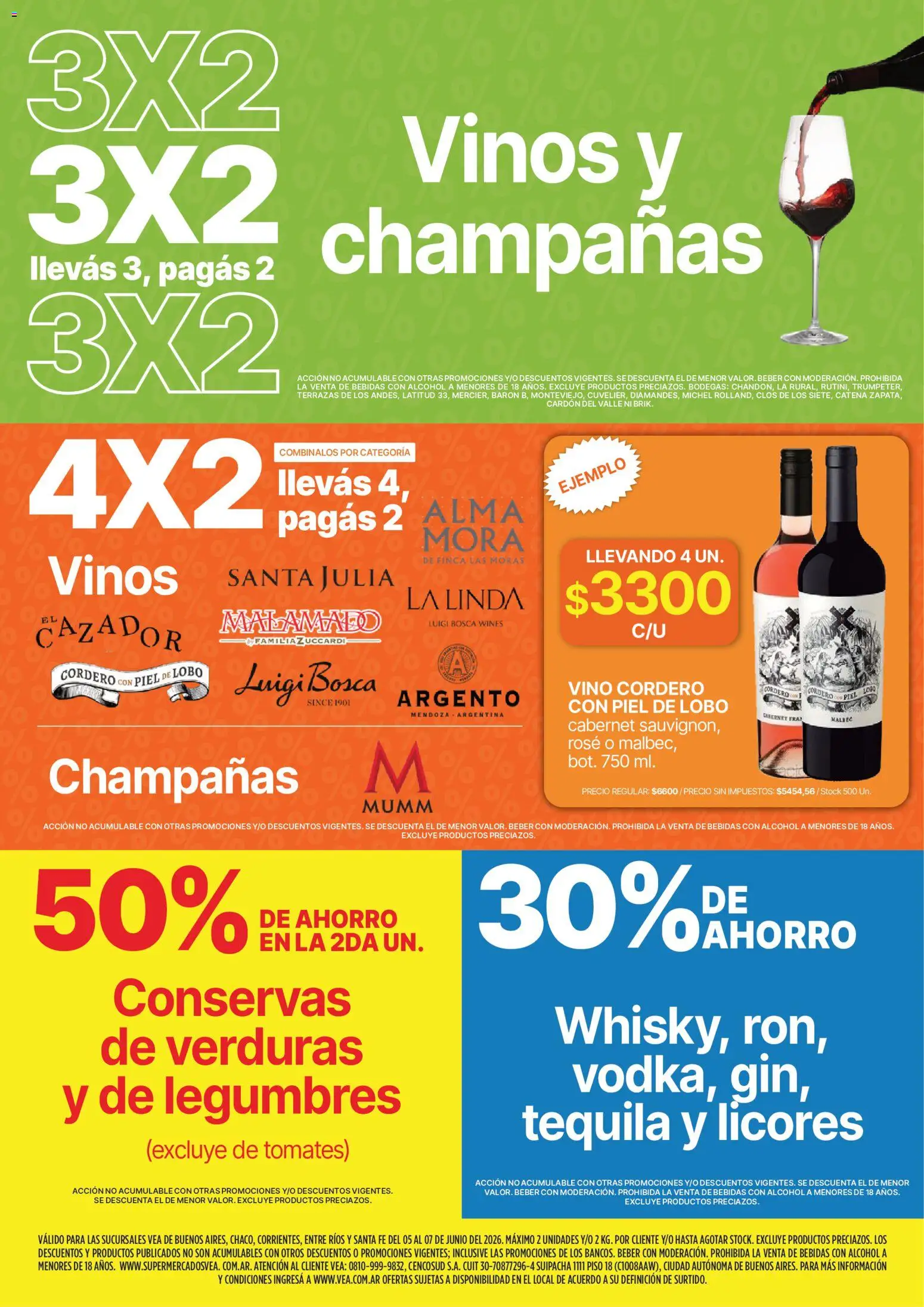 Vea - Ofertas │ válido desde el 05.06.2026 | Página: 2 | Productos: Vino, Tomates