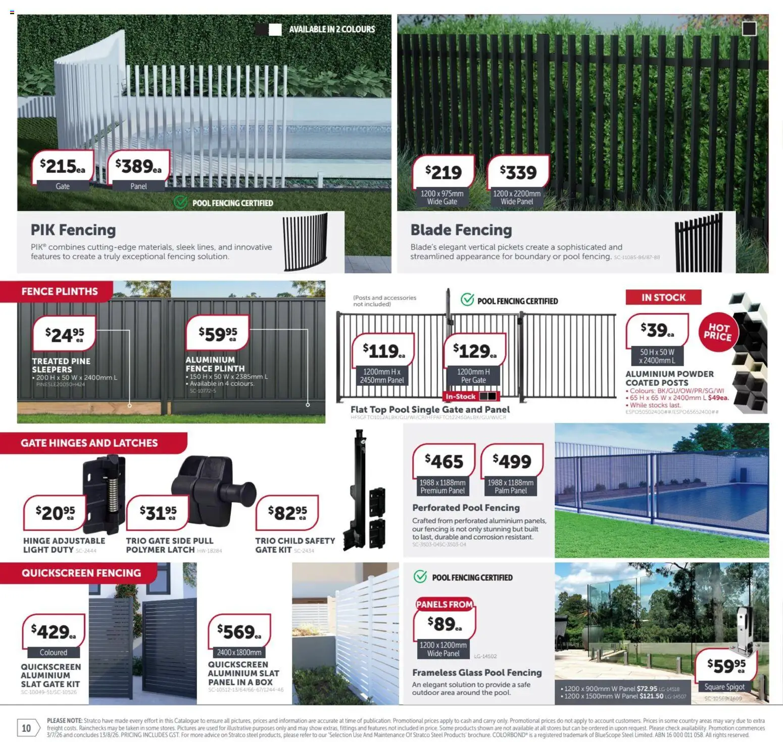 Stratco catalogue - valid from 03/07/2026 | Page: 10 | Products: Box, Light, Accessories, Safe