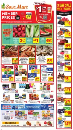 Preview of Save Mart weekly ads valid from 07/29/2026