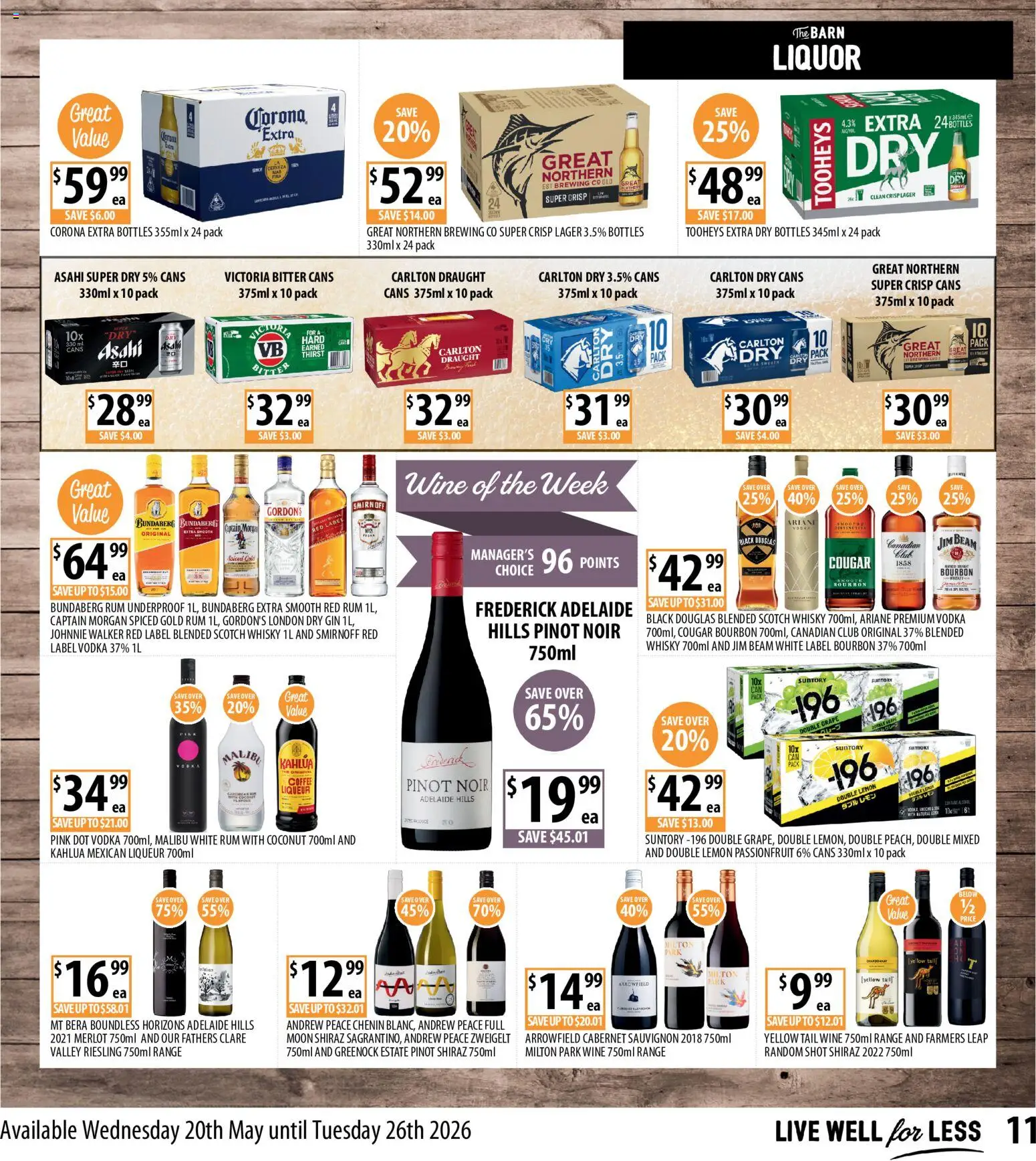 Supabarn catalogue - valid from 20.05.2026 | Page: 11 | Products: Gin, Passionfruit, Lemon, Scotch